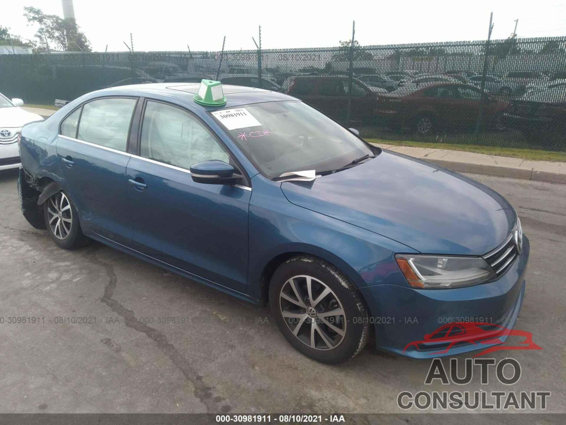 VOLKSWAGEN JETTA 2017 - 3VWDB7AJ5HM281729