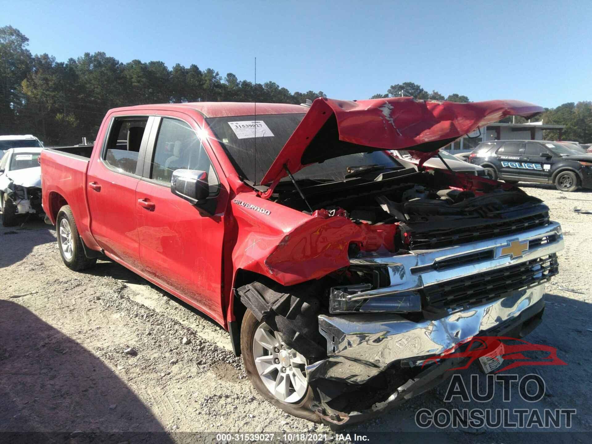 CHEVROLET SILVERADO 1500 2021 - 1GCPWCEDXMZ244833