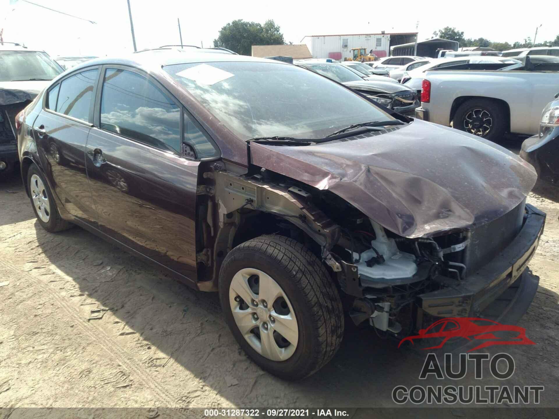 KIA FORTE 2017 - 3KPFK4A74HE138943
