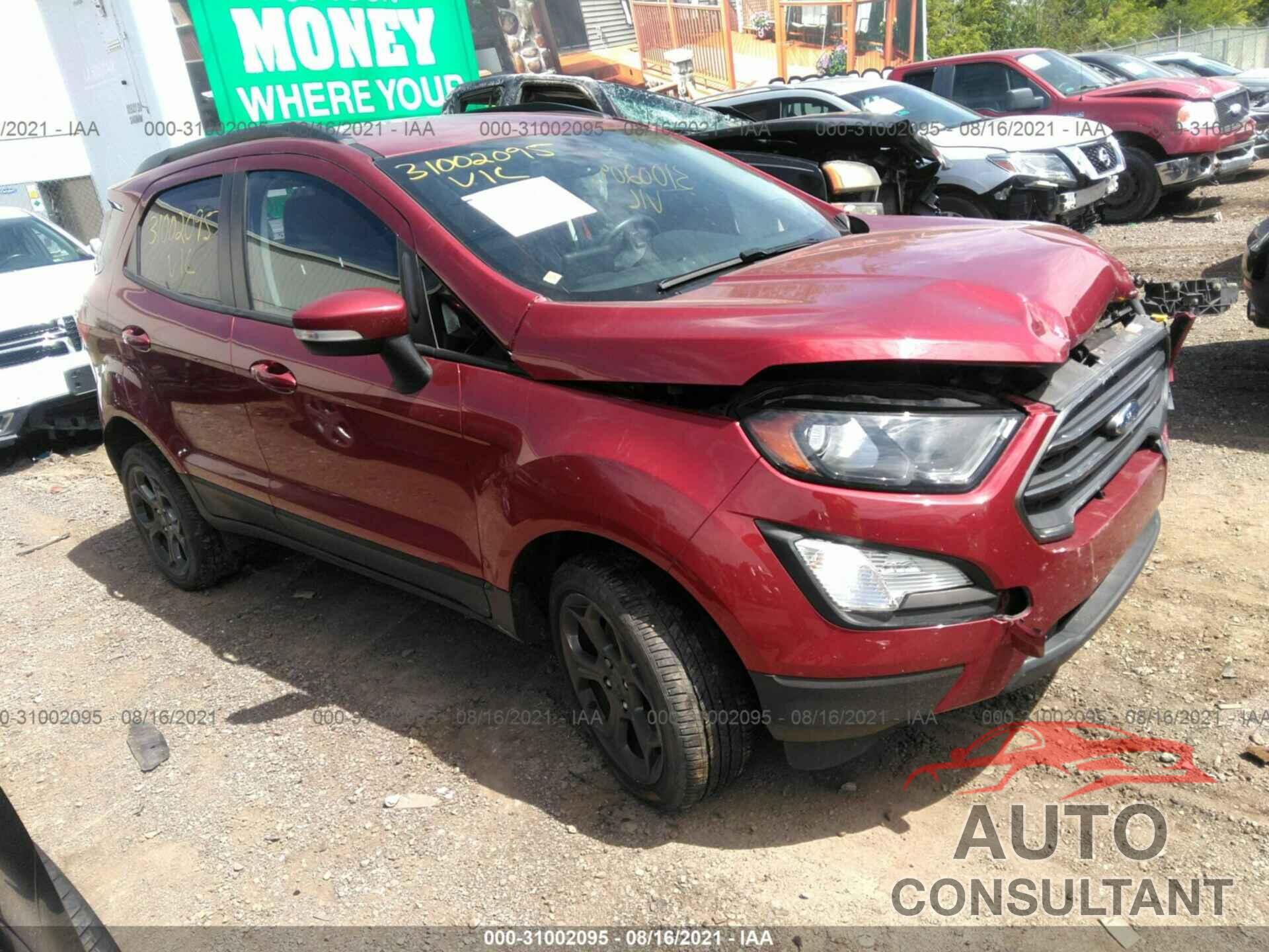 FORD ECOSPORT 2018 - MAJ6P1CL2JC161408