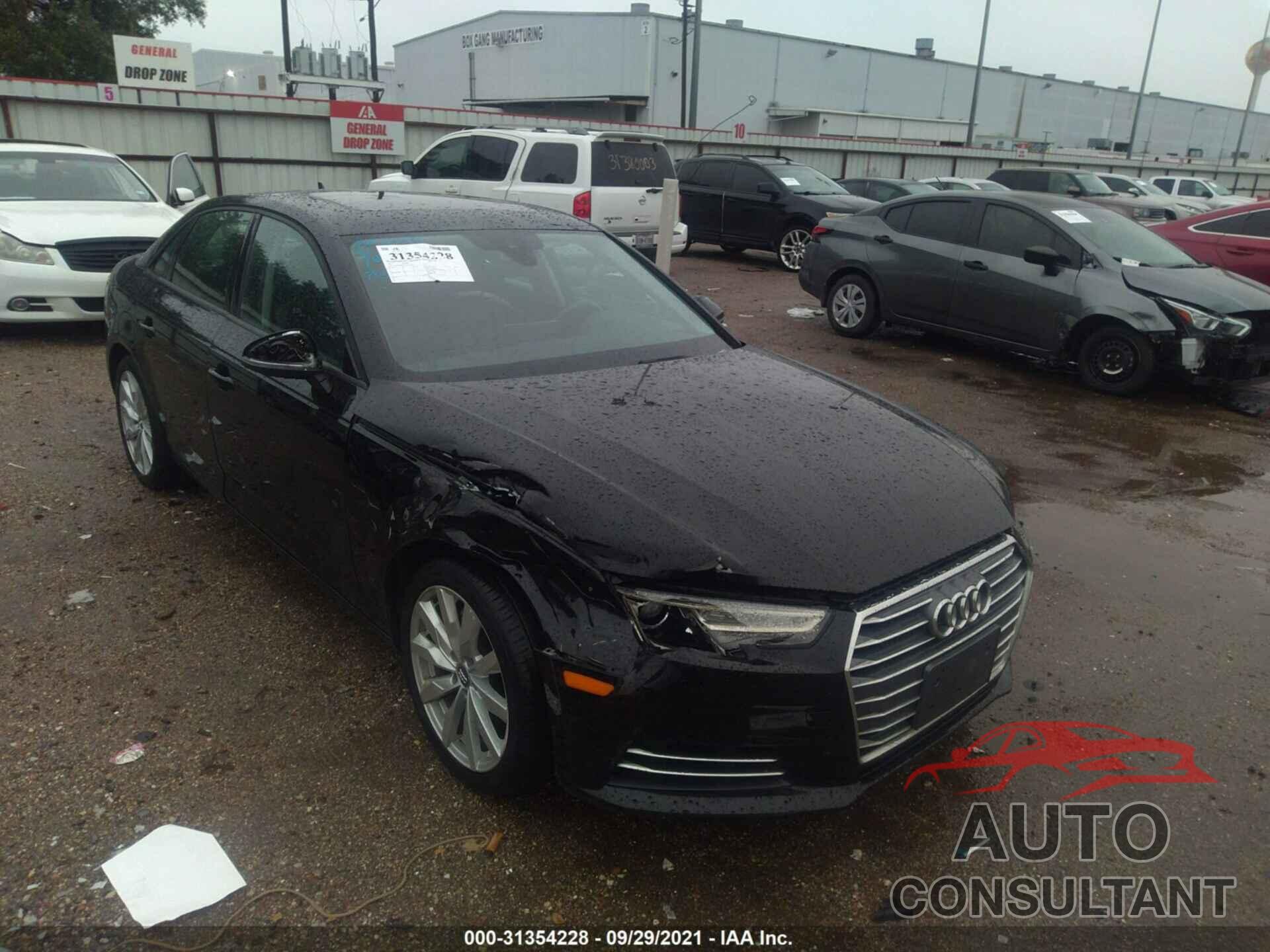 AUDI A4 2017 - WAUGMAF47HA176033