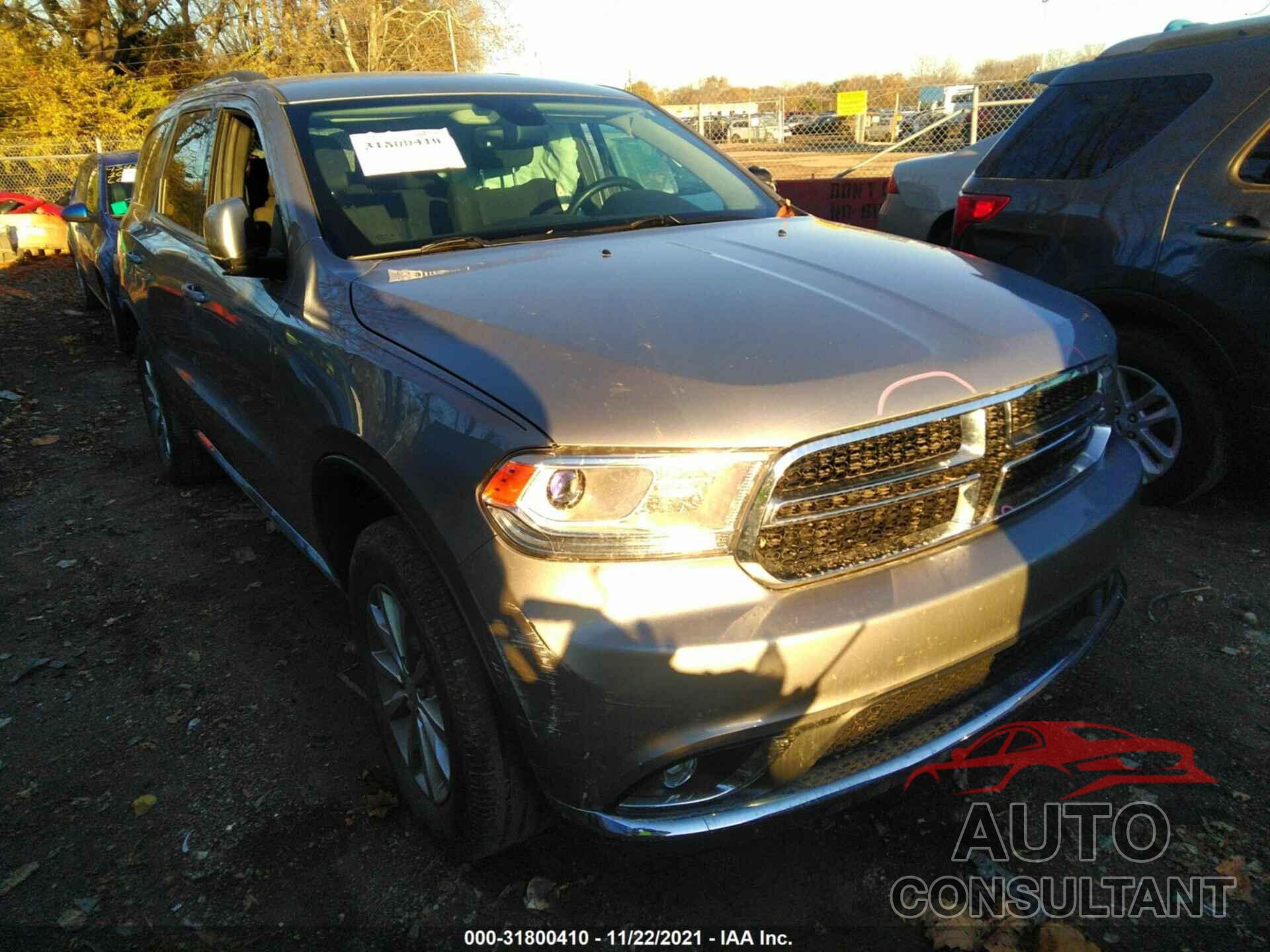 DODGE DURANGO 2017 - 1C4RDJAG1HC619407