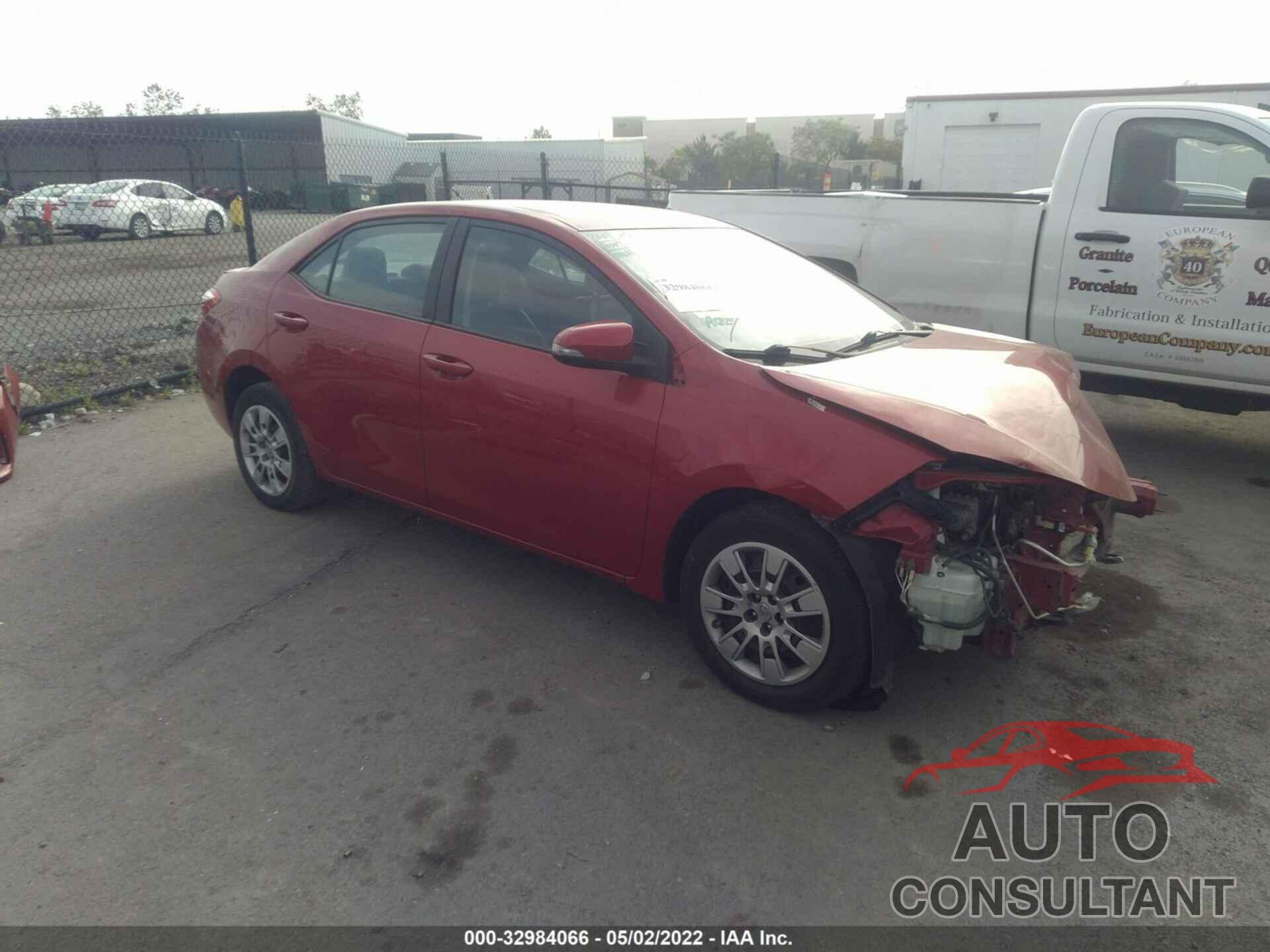 TOYOTA COROLLA 2016 - 2T1BURHE9GC652374