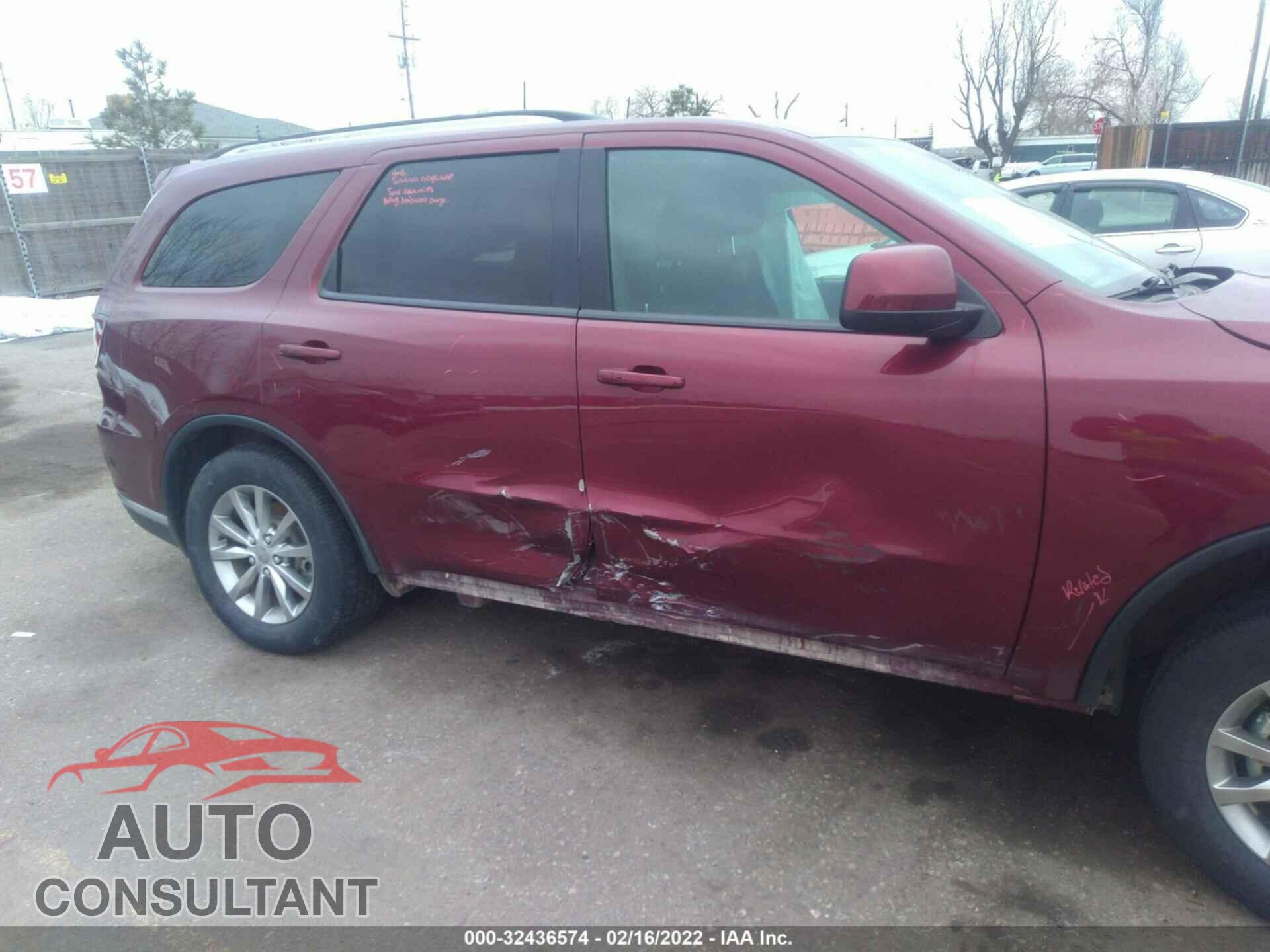 DODGE DURANGO 2017 - 1C4RDJAG9HC681217