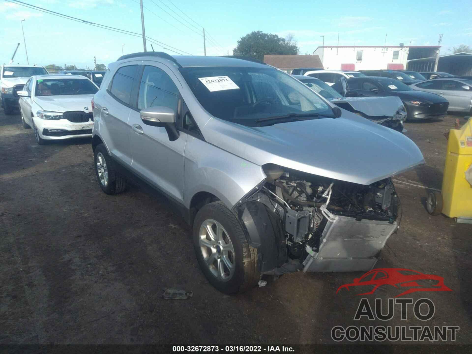 FORD ECOSPORT 2020 - MAJ6S3GL8LC355304