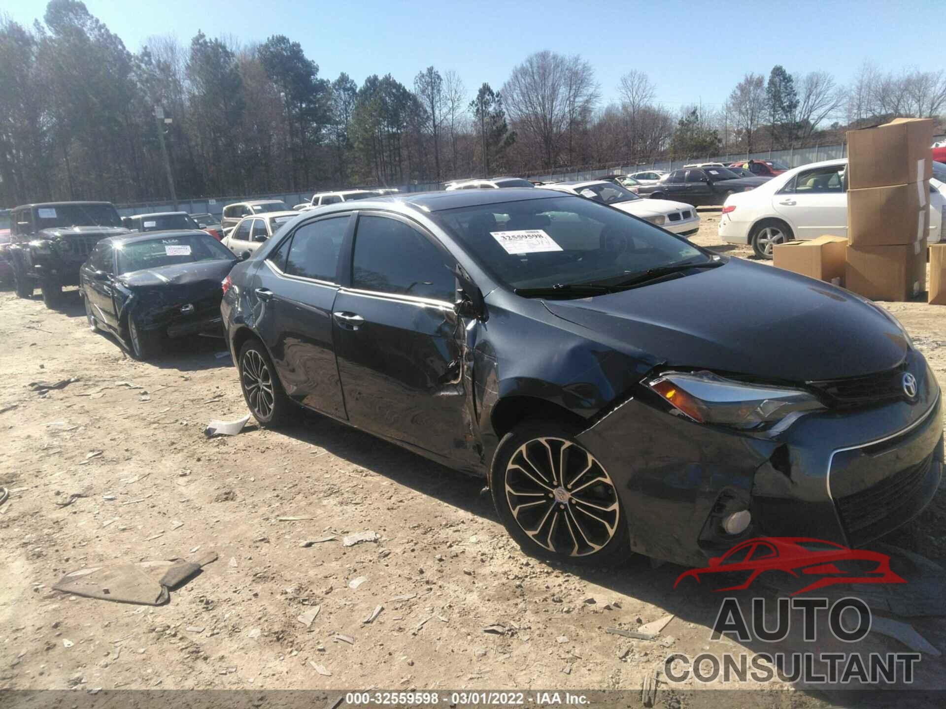 TOYOTA COROLLA 2016 - 2T1BURHE3GC590146
