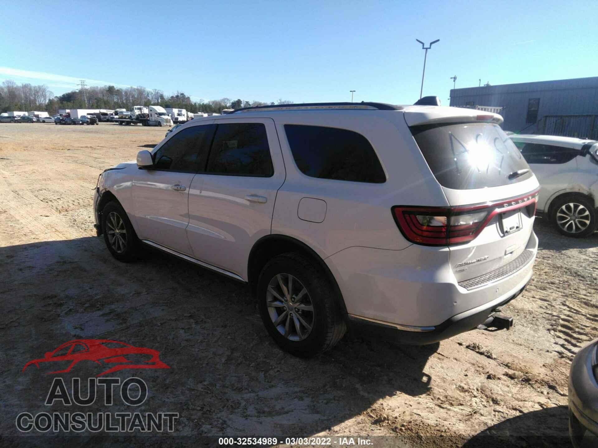 DODGE DURANGO 2017 - 1C4RDJAG6HC871492