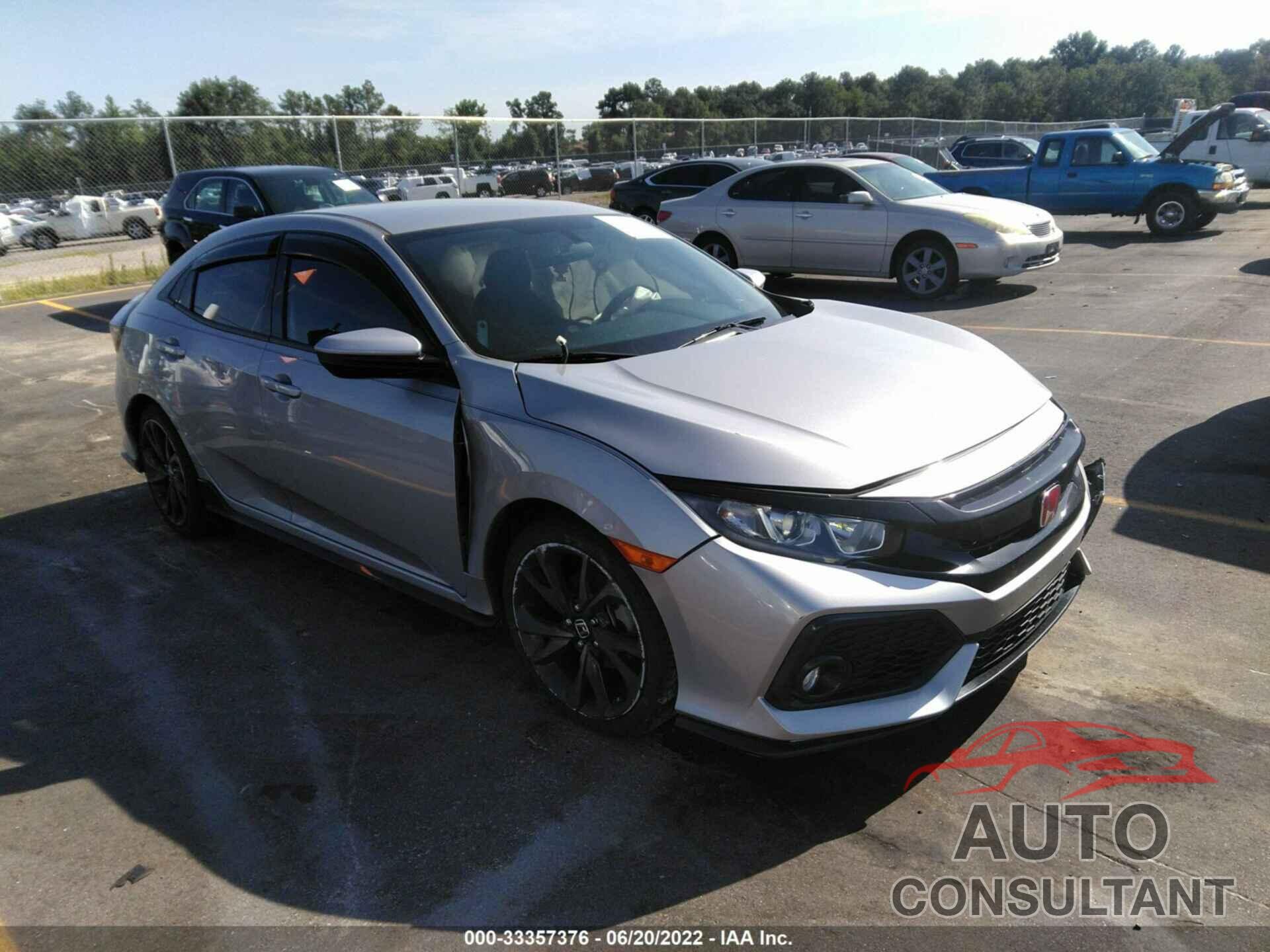 HONDA CIVIC HATCHBACK 2017 - SHHFK7H43HU211838