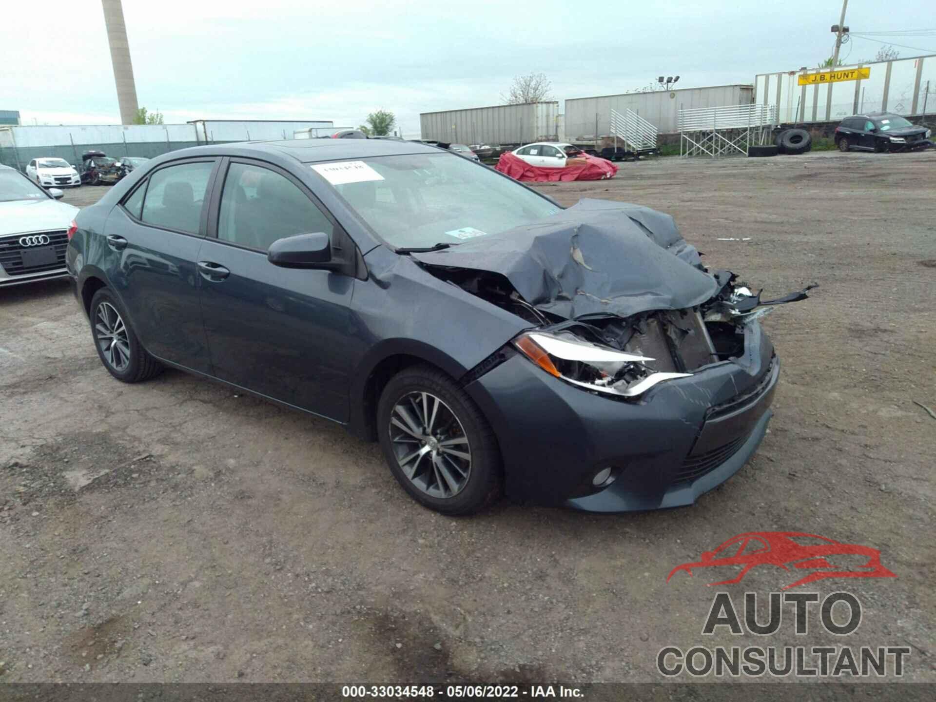 TOYOTA COROLLA 2016 - 2T1BURHE1GC605937