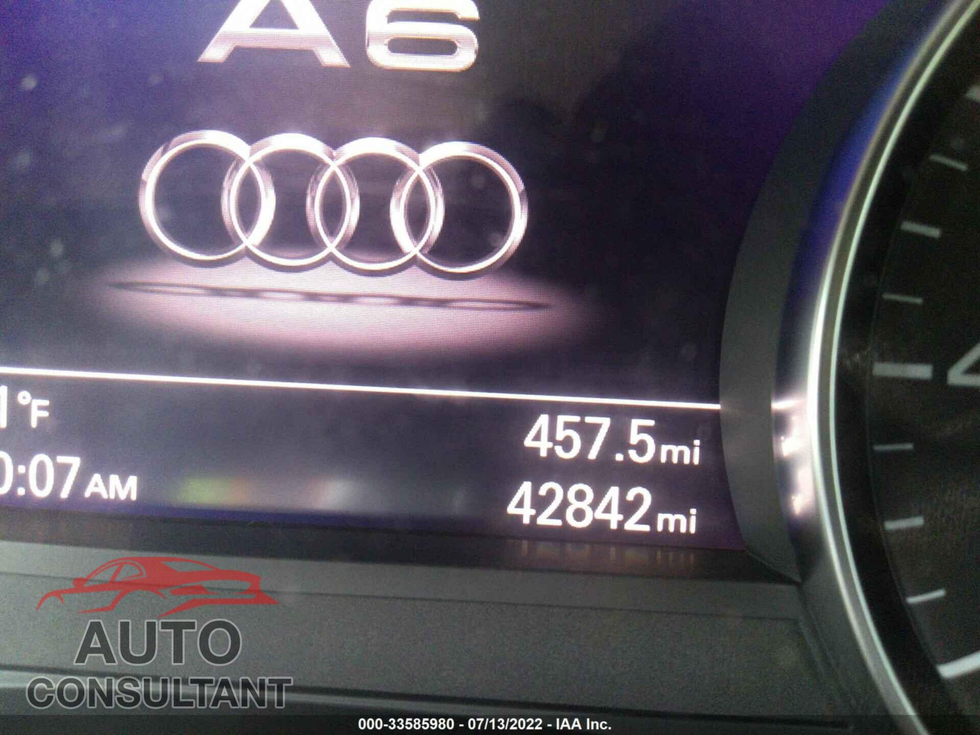 AUDI A6 2016 - WAUDFAFC9GN065611