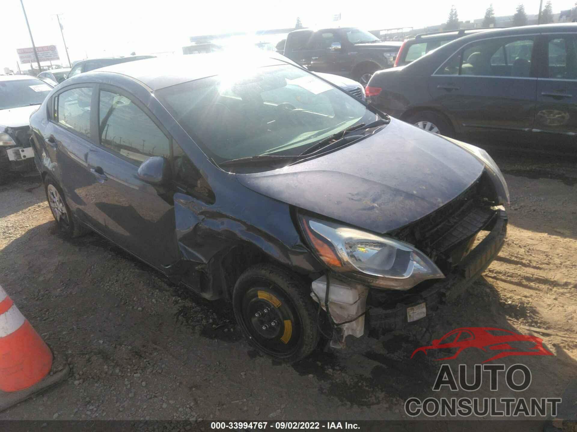 KIA RIO 2016 - KNADM4A31G6659828