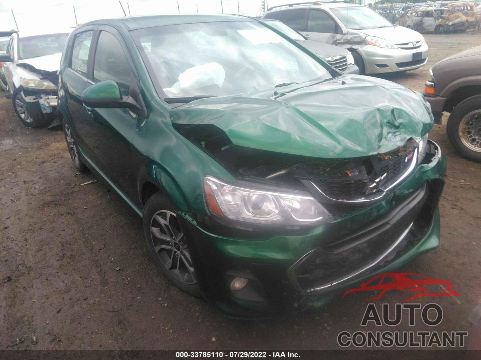 CHEVROLET SONIC 2018 - 1G1JD6SG5J4105061