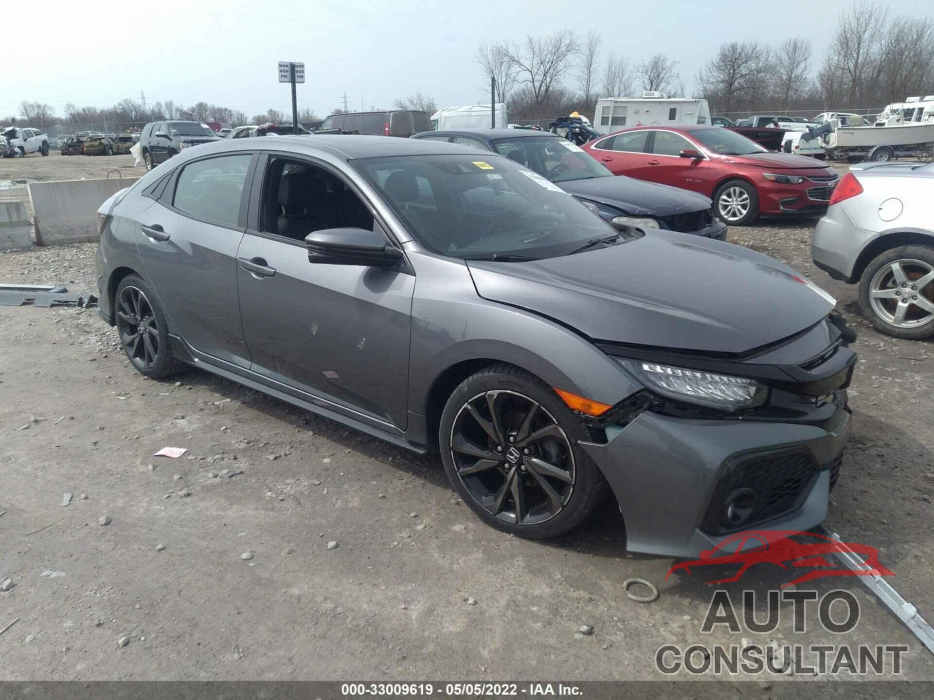 HONDA CIVIC HATCHBACK 2018 - SHHFK7H96JU214833