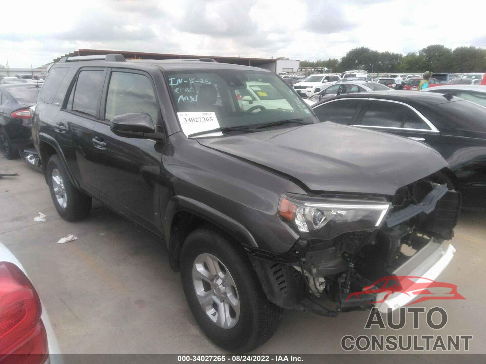 TOYOTA 4RUNNER 2021 - JTEEU5JR4M5236191