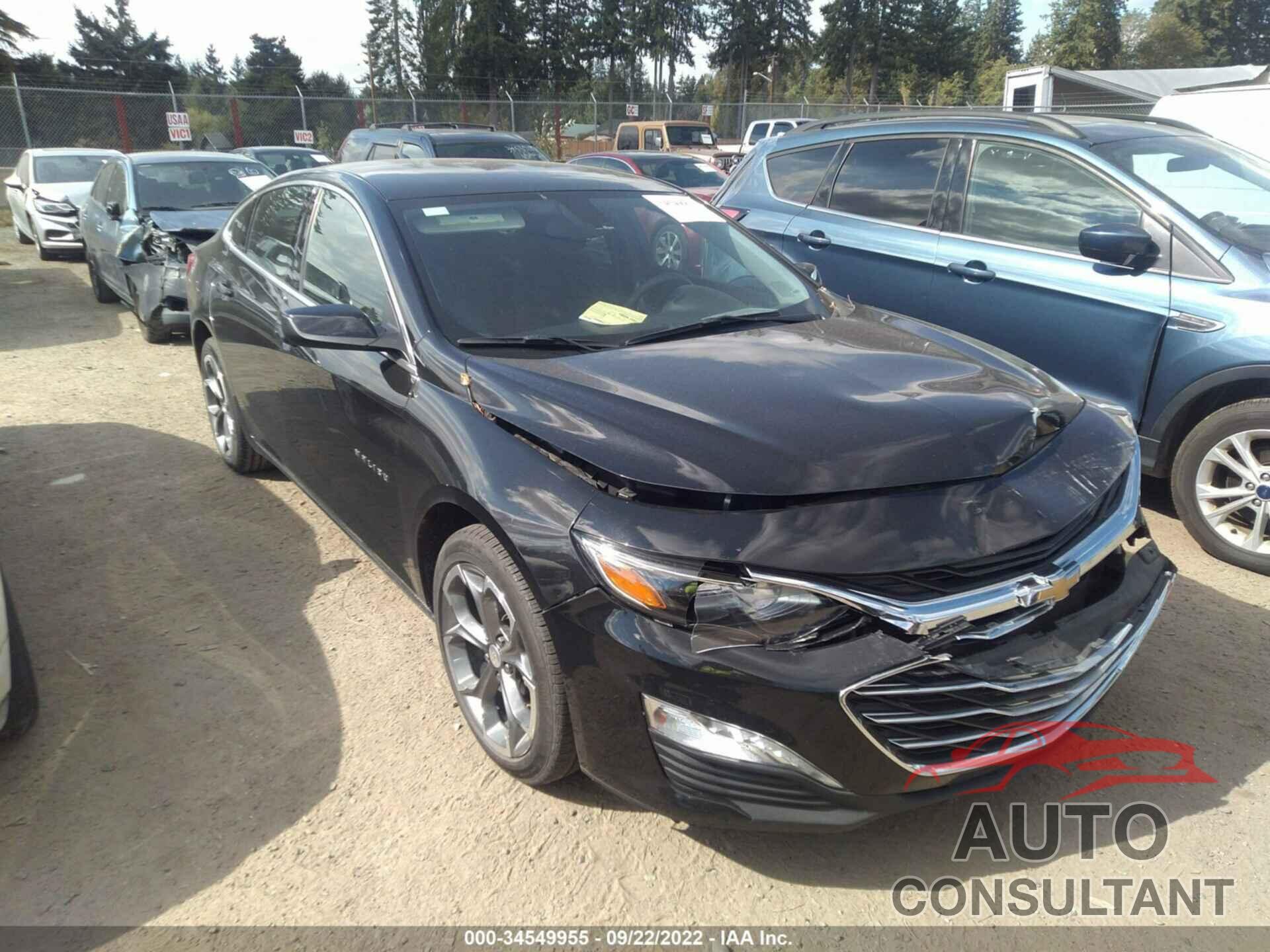 CHEVROLET MALIBU 2021 - 1G1ZD5ST7MF073443