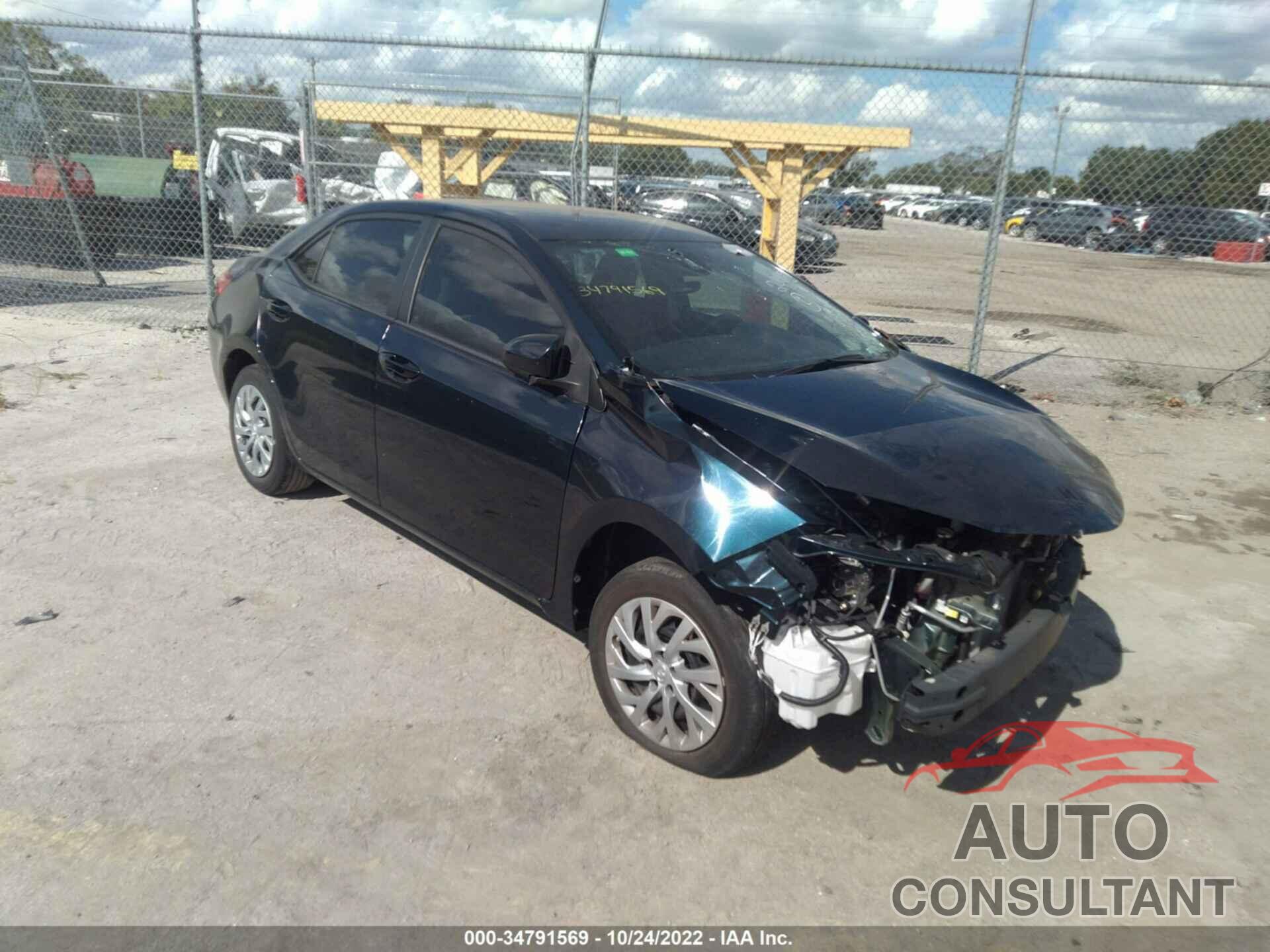 TOYOTA COROLLA 2019 - 5YFBURHE5KP942006