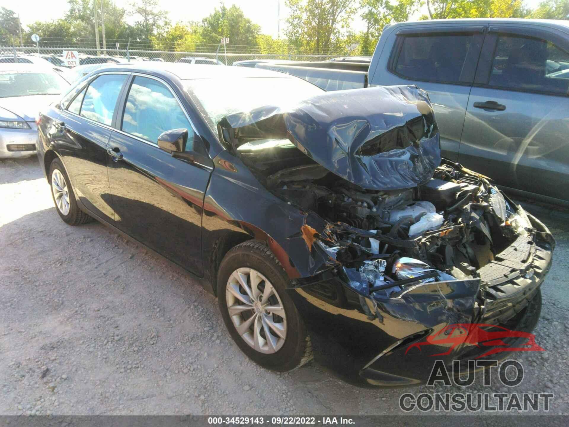TOYOTA CAMRY 2016 - 4T4BF1FKXGR562577