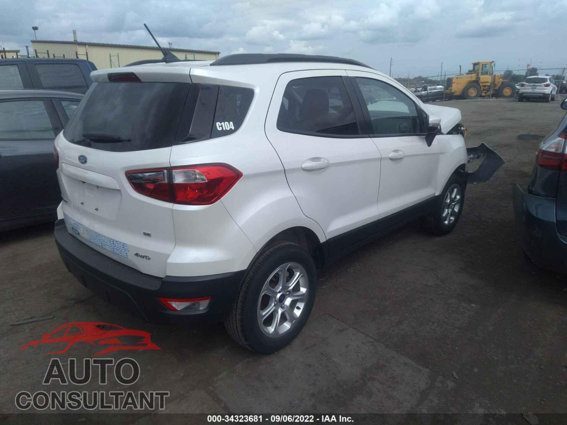 FORD ECOSPORT 2018 - MAJ6P1UL4JC210901