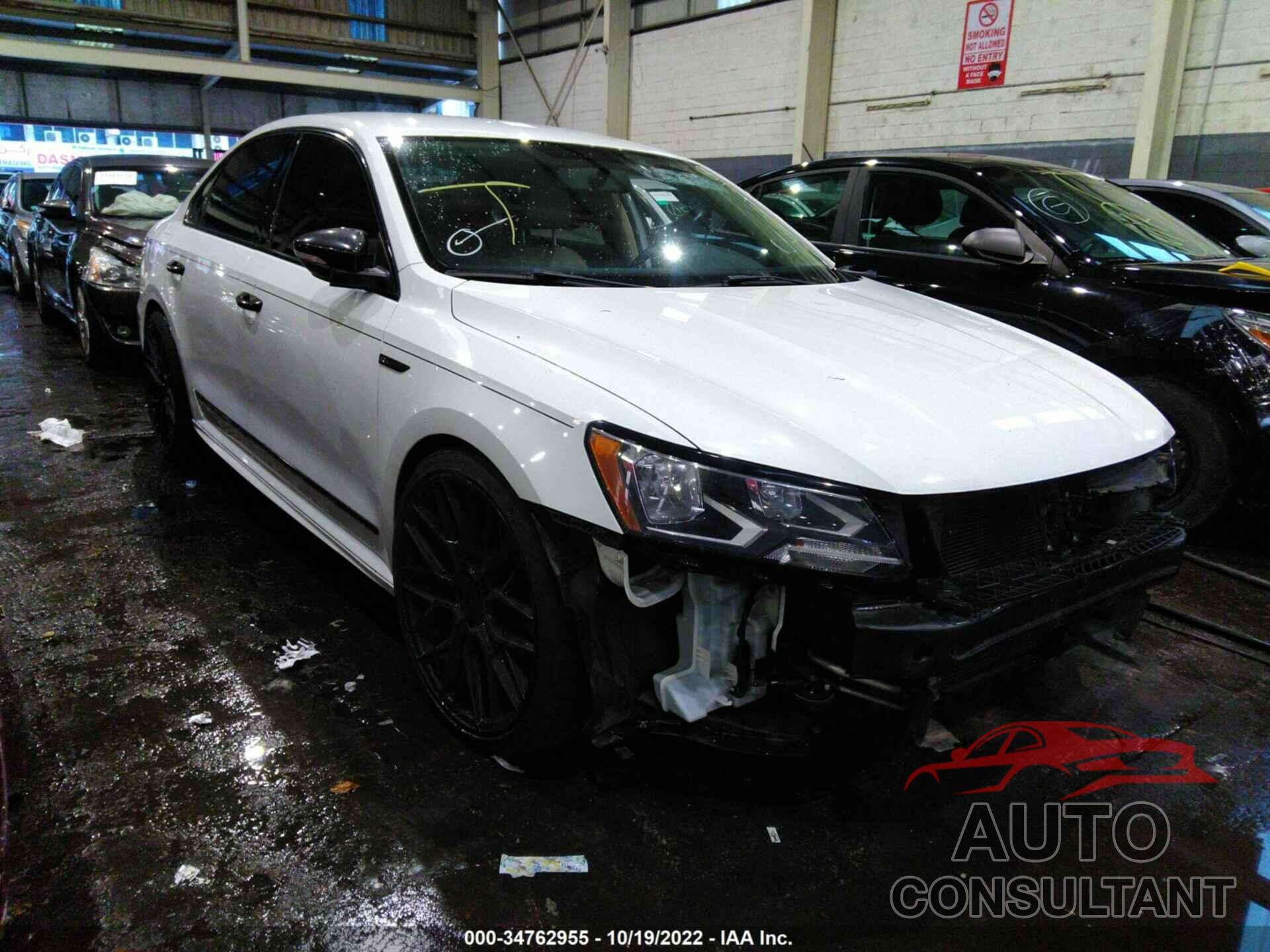 VOLKSWAGEN PASSAT 2017 - 00WDT7A38HC034978