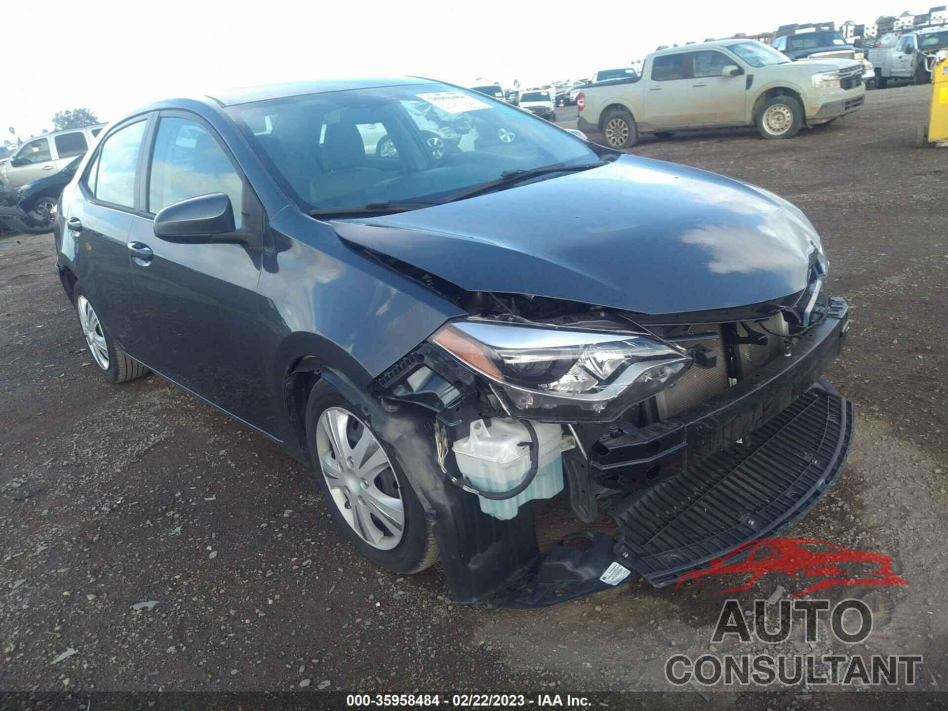 TOYOTA COROLLA 2016 - 2T1BURHE4GC680180
