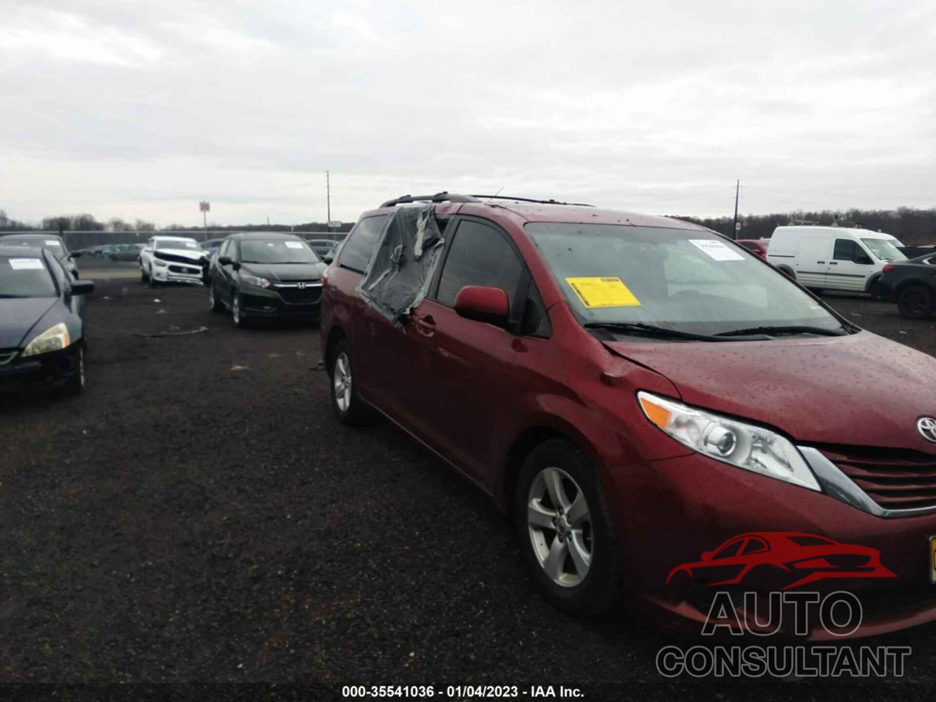 TOYOTA SIENNA 2016 - 5TDKK3DC5GS728056