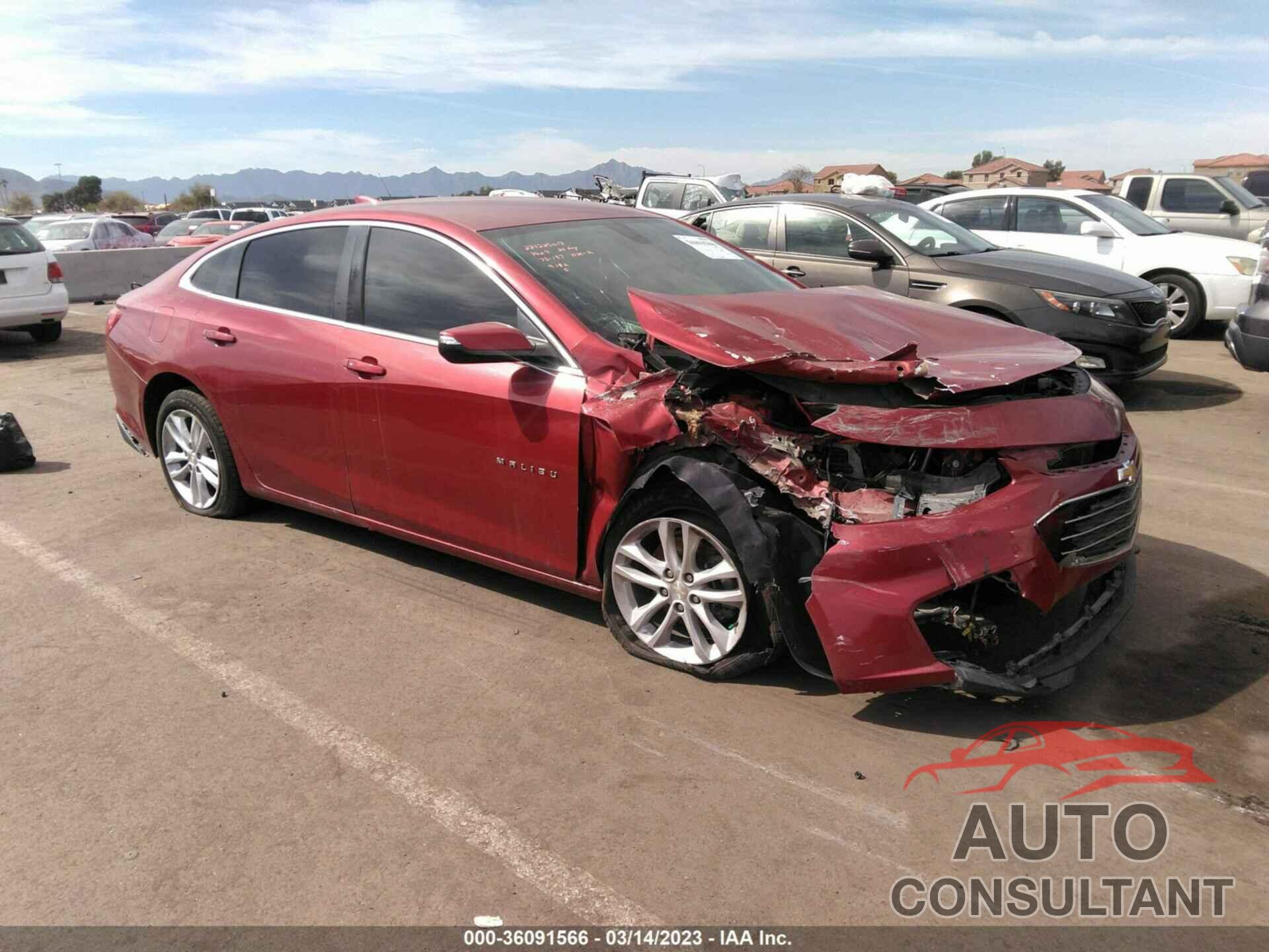 CHEVROLET MALIBU 2016 - 1G1ZE5ST4GF329152
