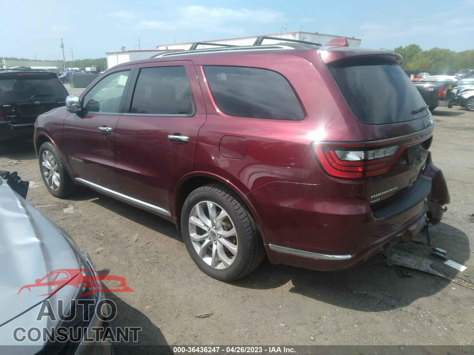 DODGE DURANGO 2017 - 1C4RDJEG9HC748926