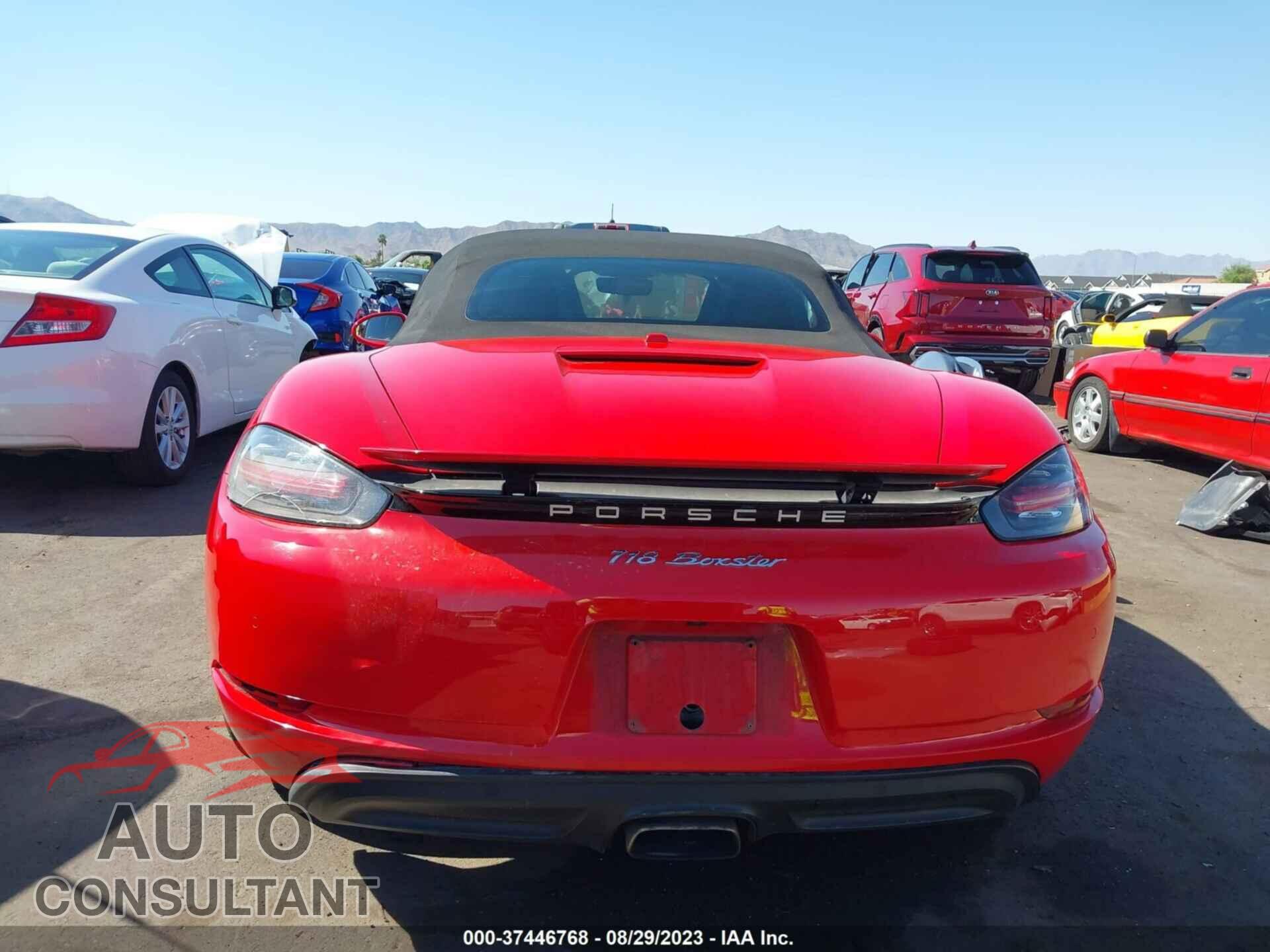 PORSCHE 718 BOXSTER 2017 - WP0CA2A85HS221121