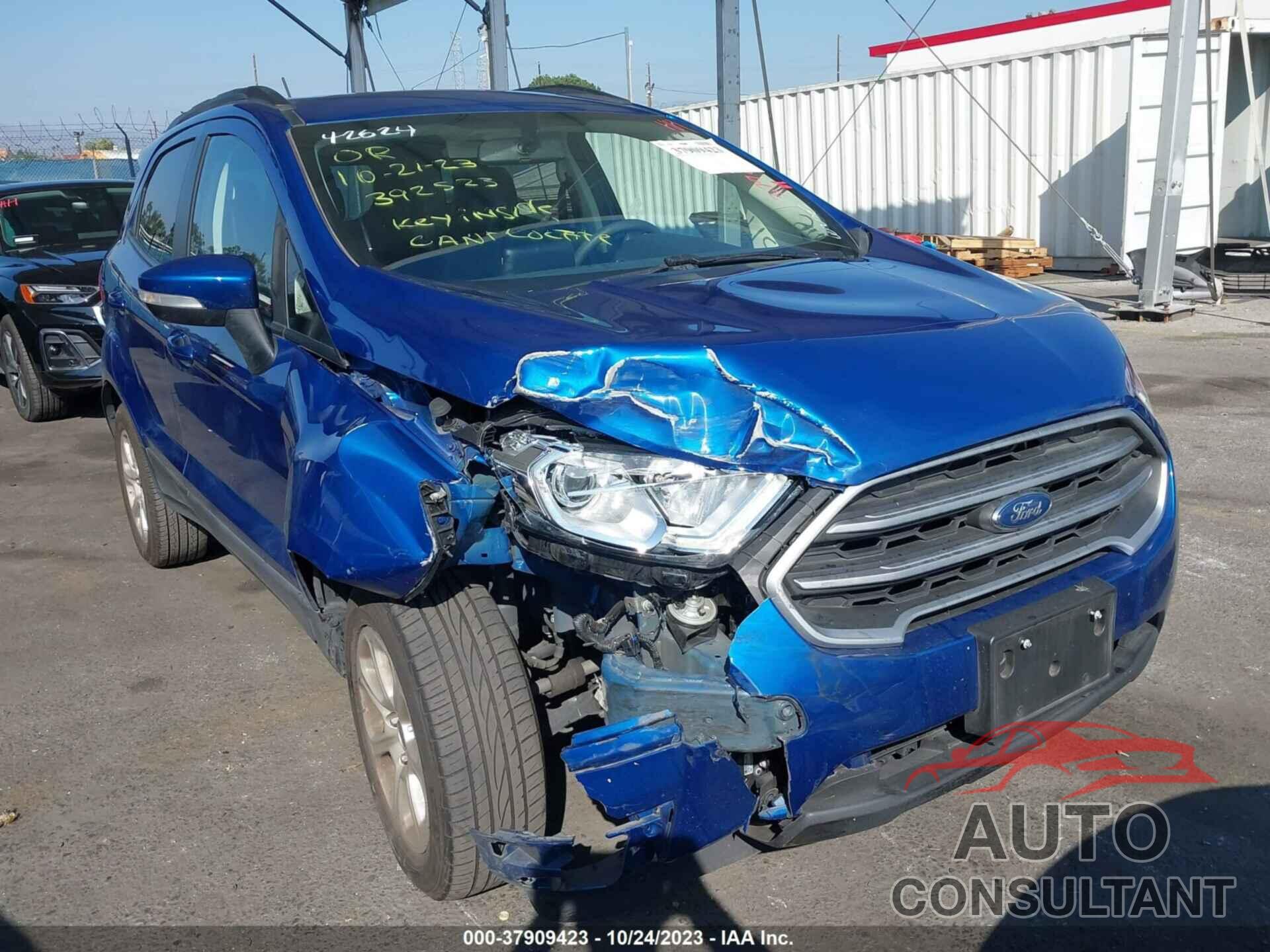 FORD ECOSPORT 2021 - MAJ3S2GE9MC412562