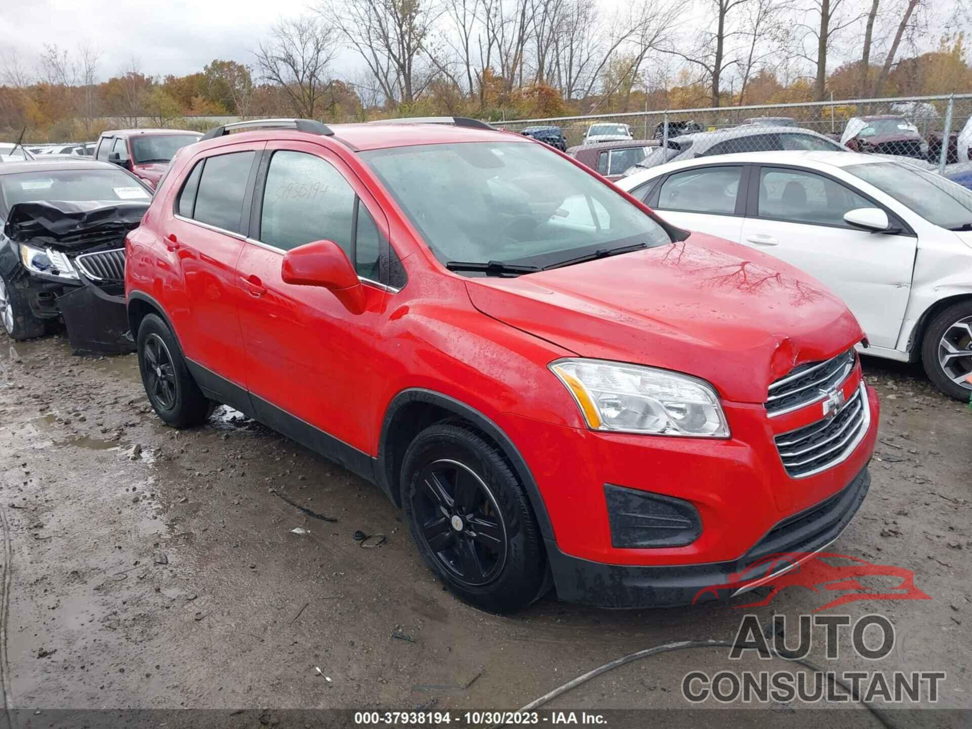 CHEVROLET TRAX 2016 - KL7CJLSB6GB755918