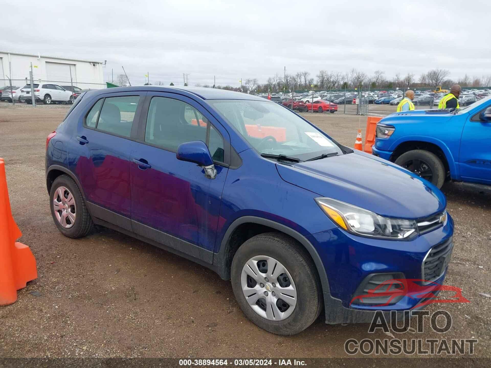 CHEVROLET TRAX 2017 - 3GNCJKSB9HL220246