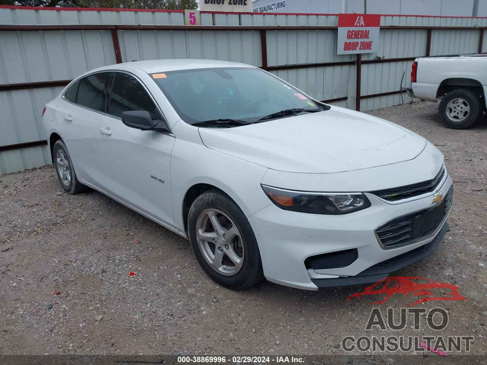 CHEVROLET MALIBU 2016 - 1G1ZB5ST9GF221103