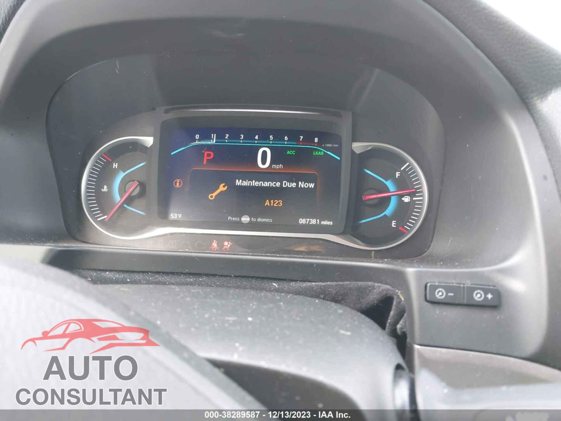 HONDA PILOT 2019 - 5FNYF5H57KB012617