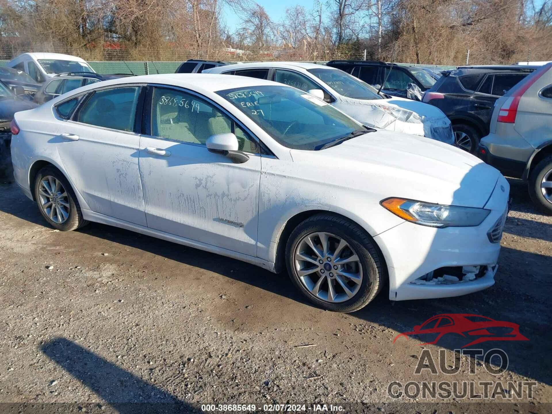 FORD FUSION HYBRID 2017 - 3FA6P0LU4HR278437