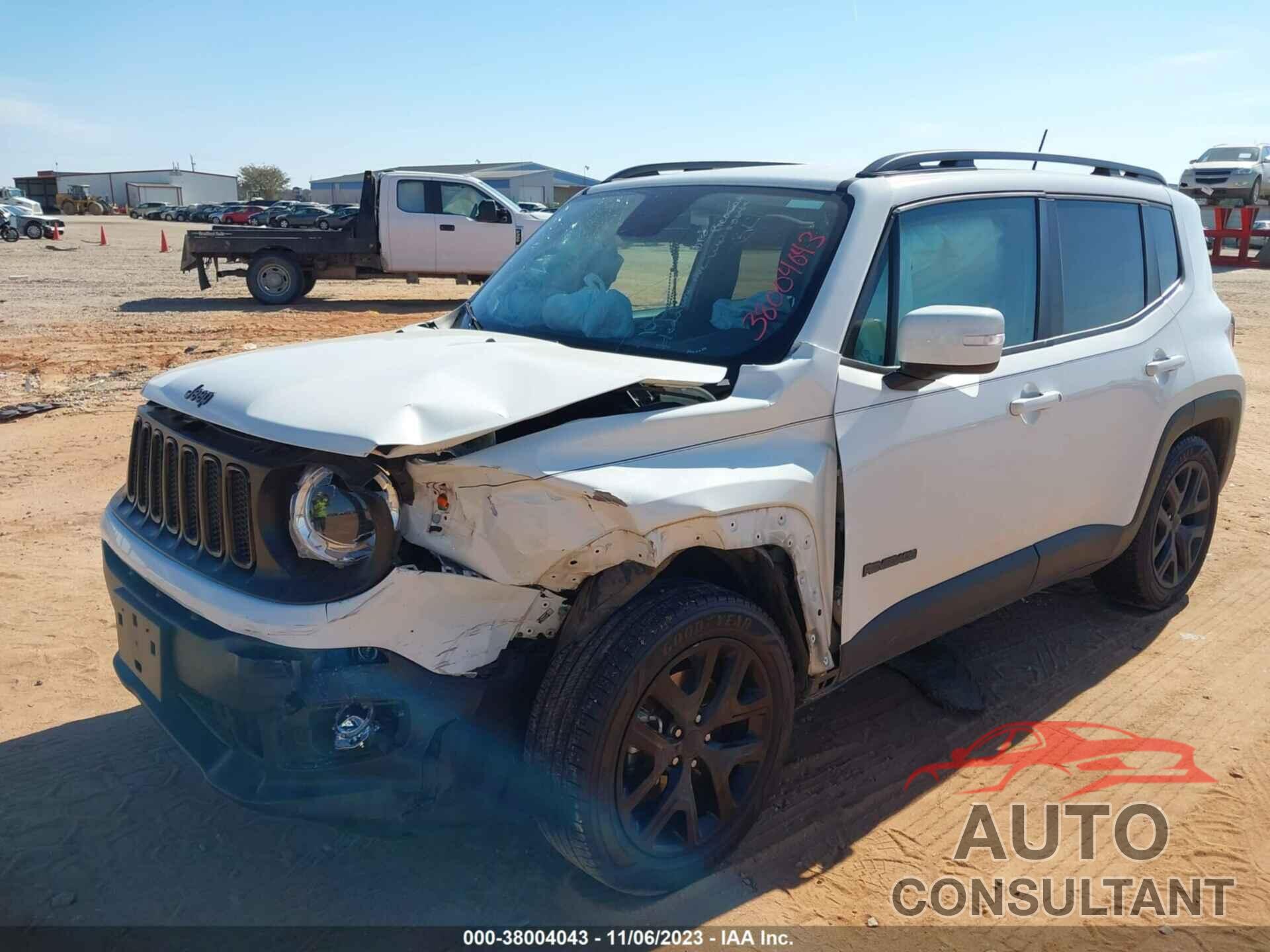 JEEP RENEGADE 2018 - ZACCJABB2JPJ71680