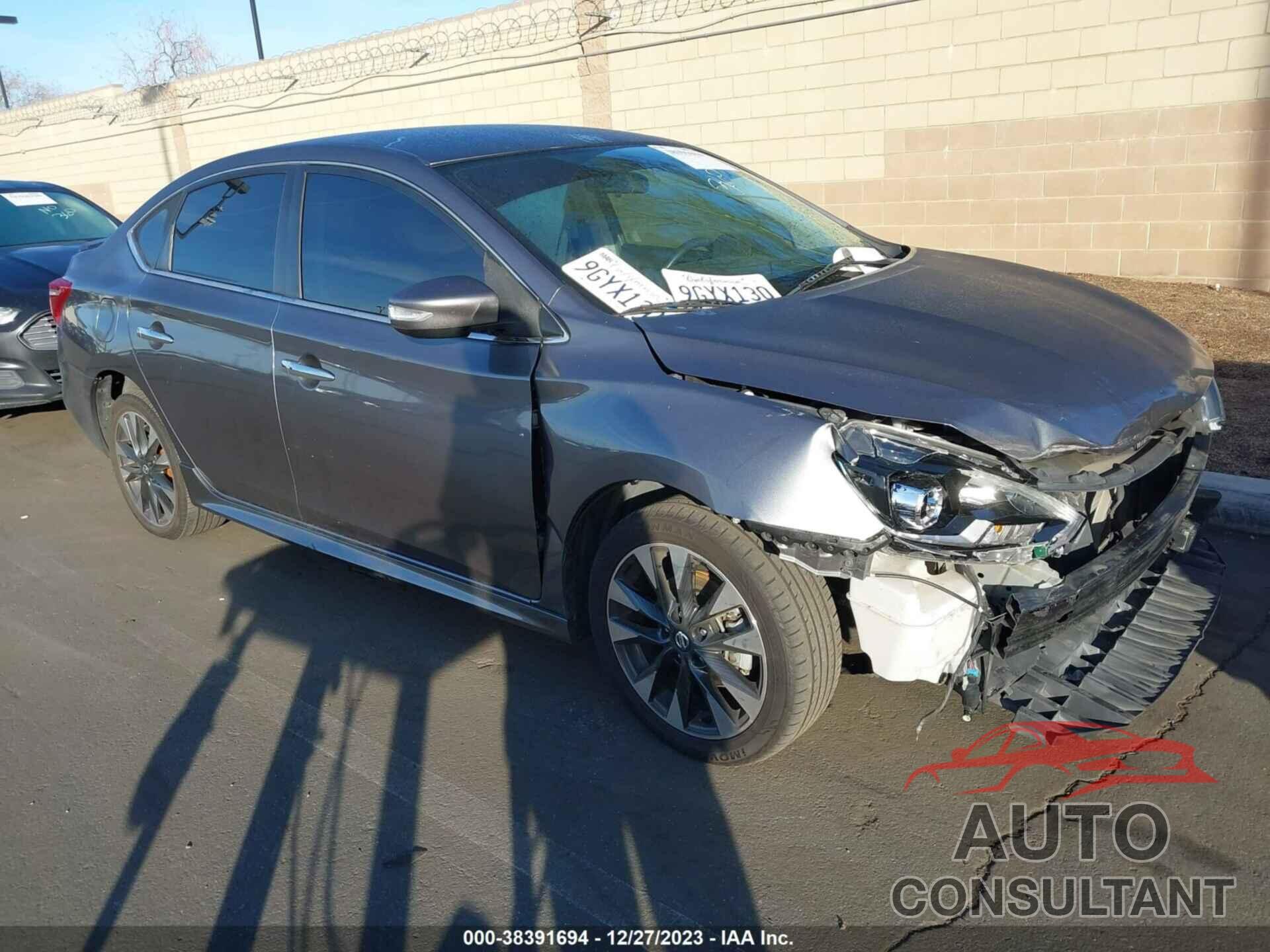 NISSAN SENTRA 2019 - 3N1AB7AP2KY319219