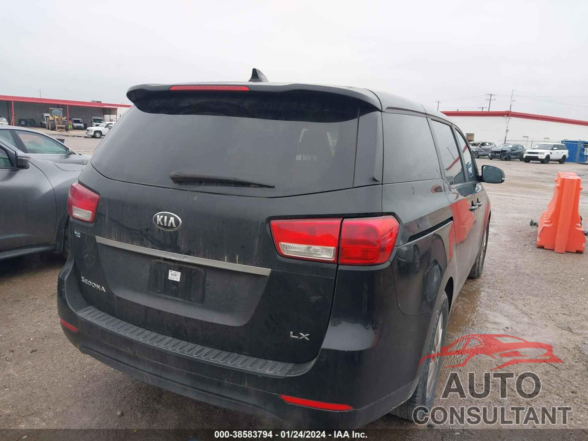 KIA SEDONA 2017 - KNDMB5C16H6217476