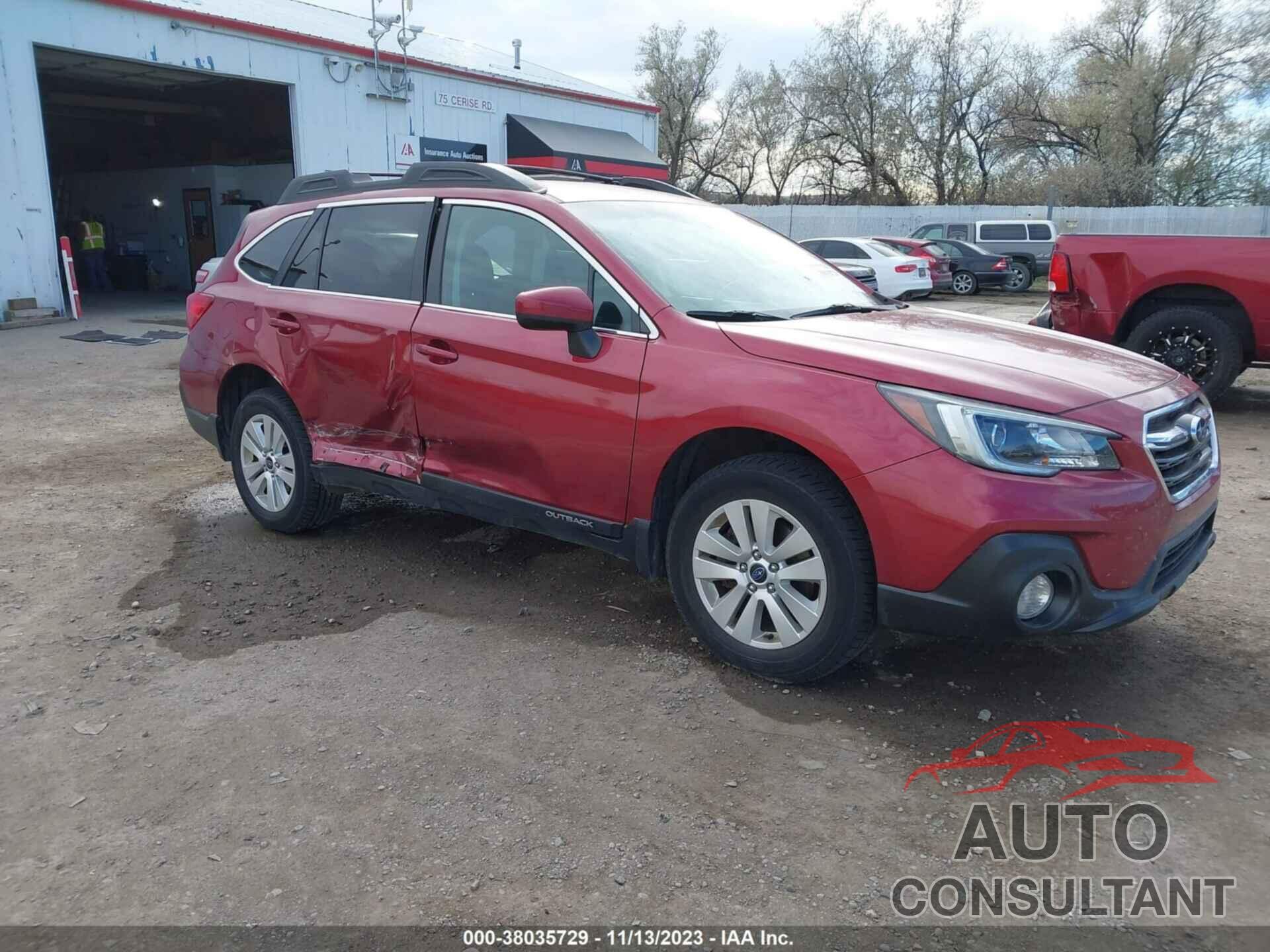 SUBARU OUTBACK 2018 - 4S4BSACCXJ3214455