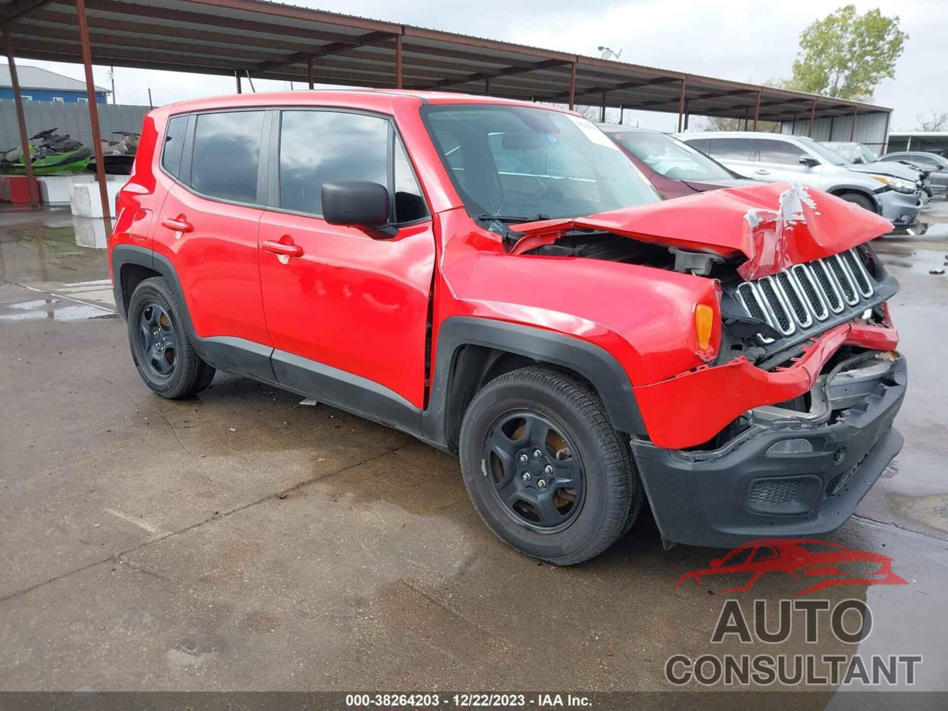 JEEP RENEGADE 2017 - ZACCJAAB3HPE47427