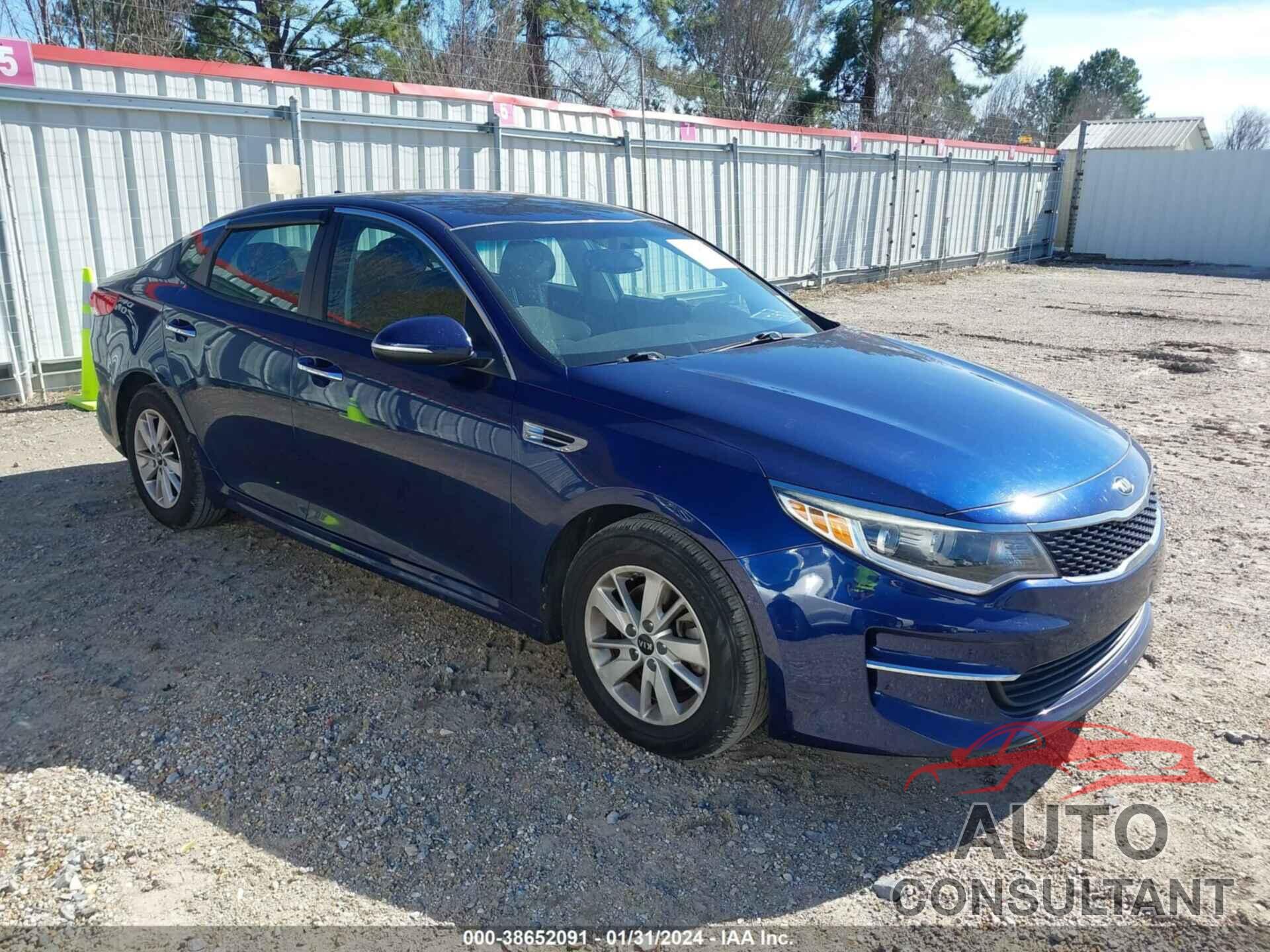 KIA OPTIMA 2018 - 5XXGT4L33JG230117