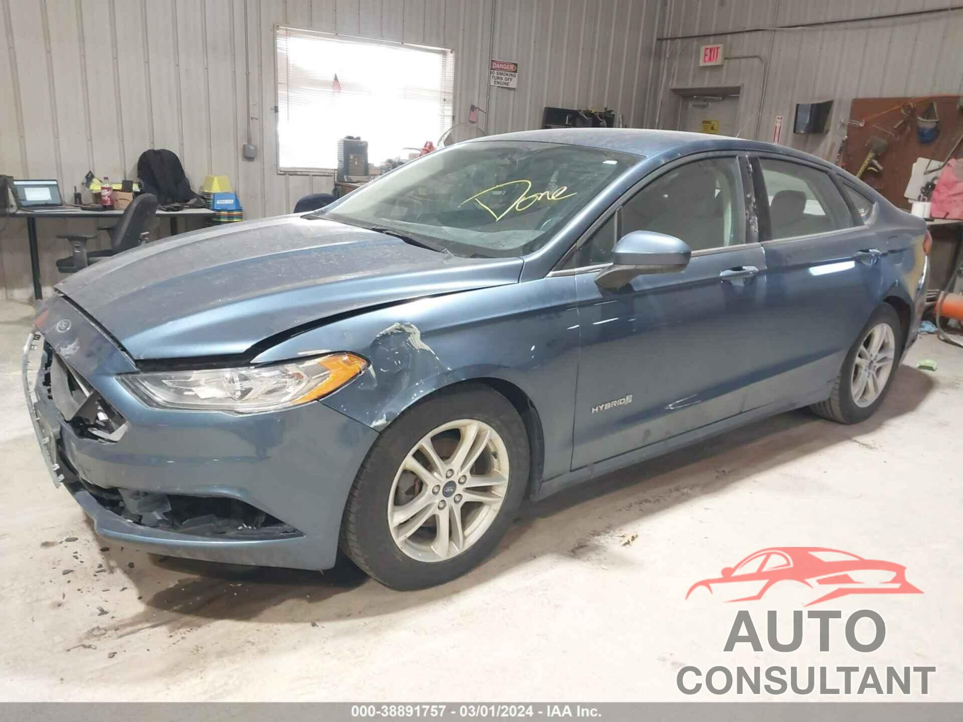 FORD FUSION HYBRID 2018 - 3FA6P0LU6JR146396