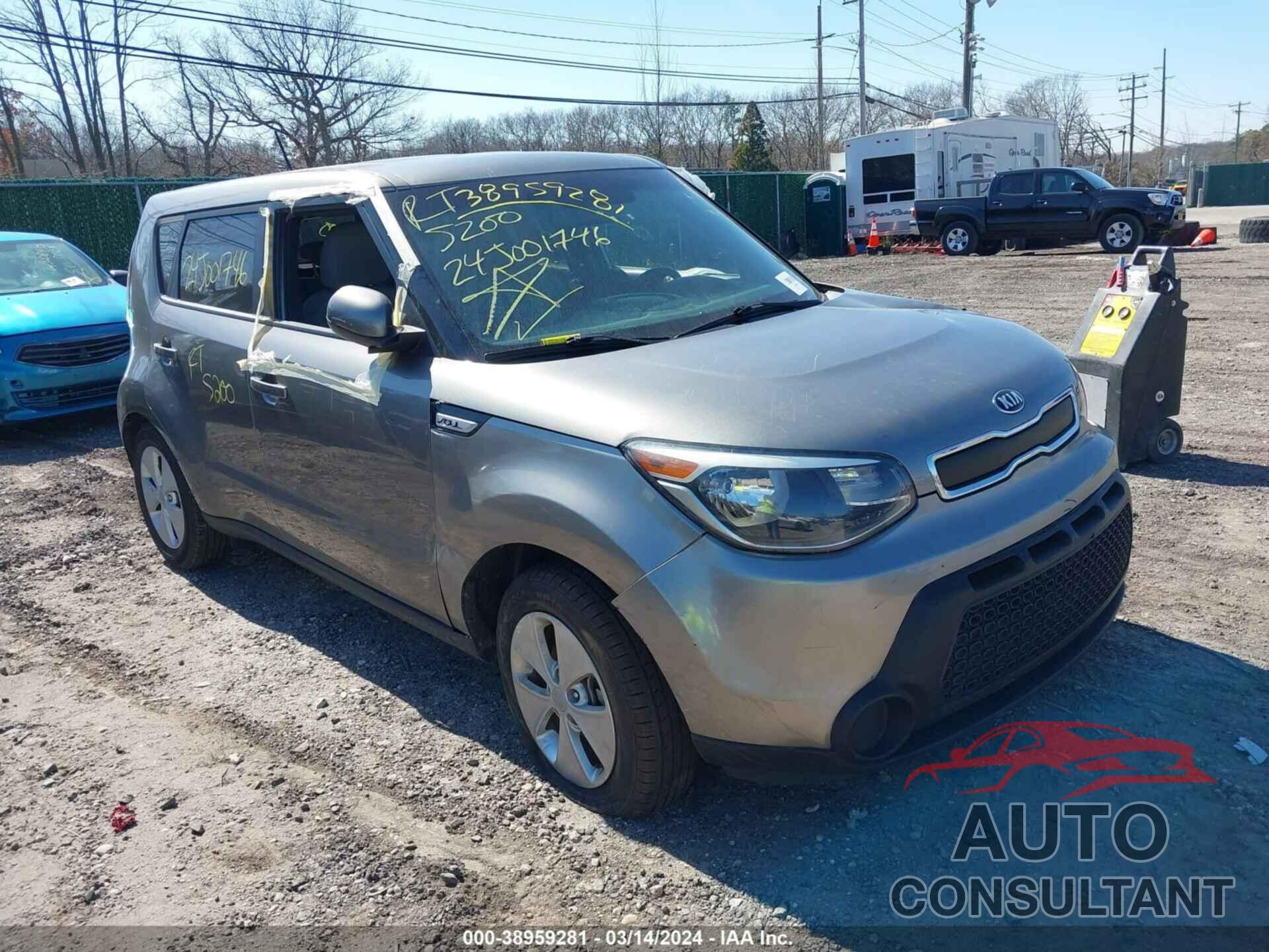 KIA SOUL 2016 - KNDJN2A20G7312855