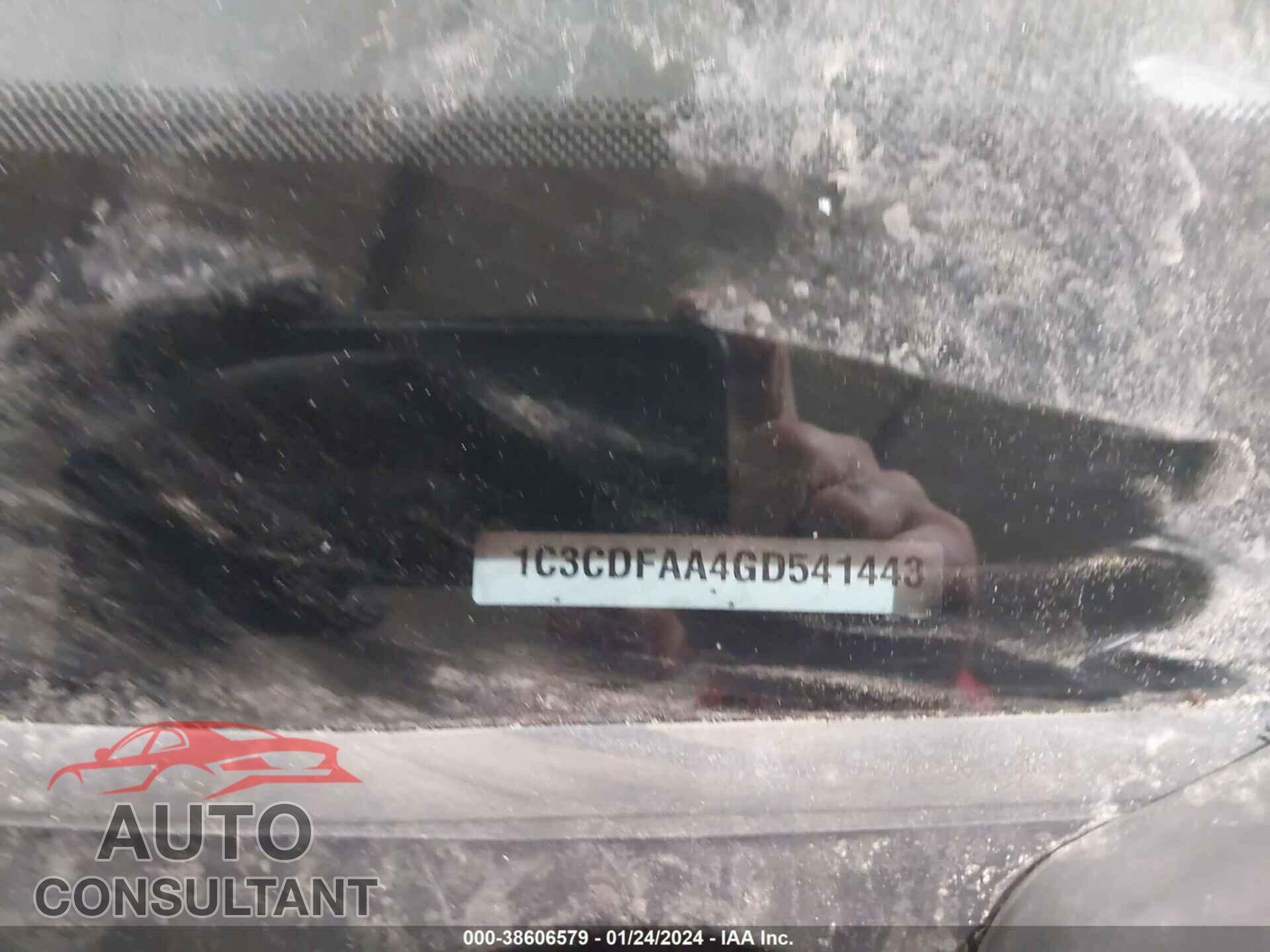 DODGE DART 2016 - 1C3CDFAA4GD541443