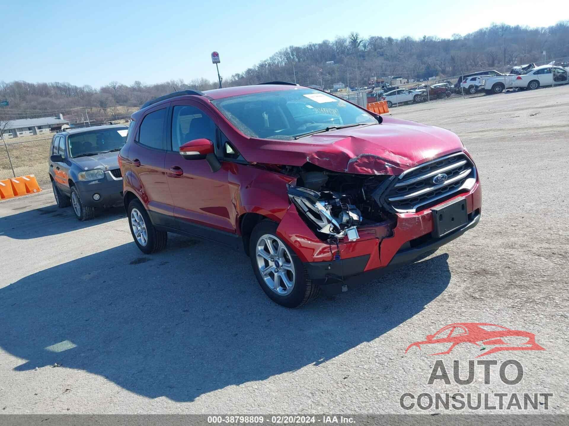 FORD ECOSPORT 2020 - MAJ3S2GE8LC365877