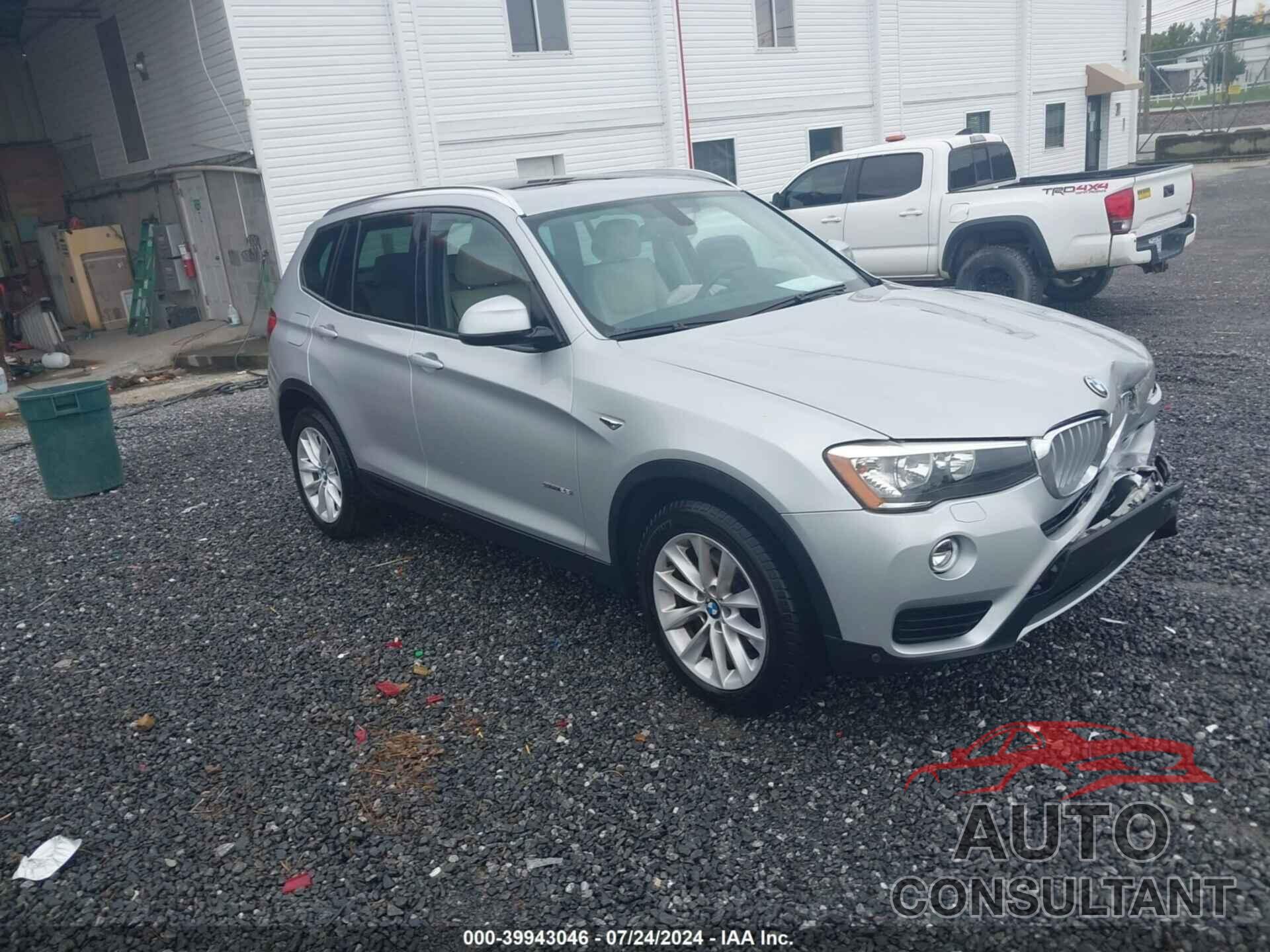 BMW X3 2017 - 5UXWZ7C56H0V85001