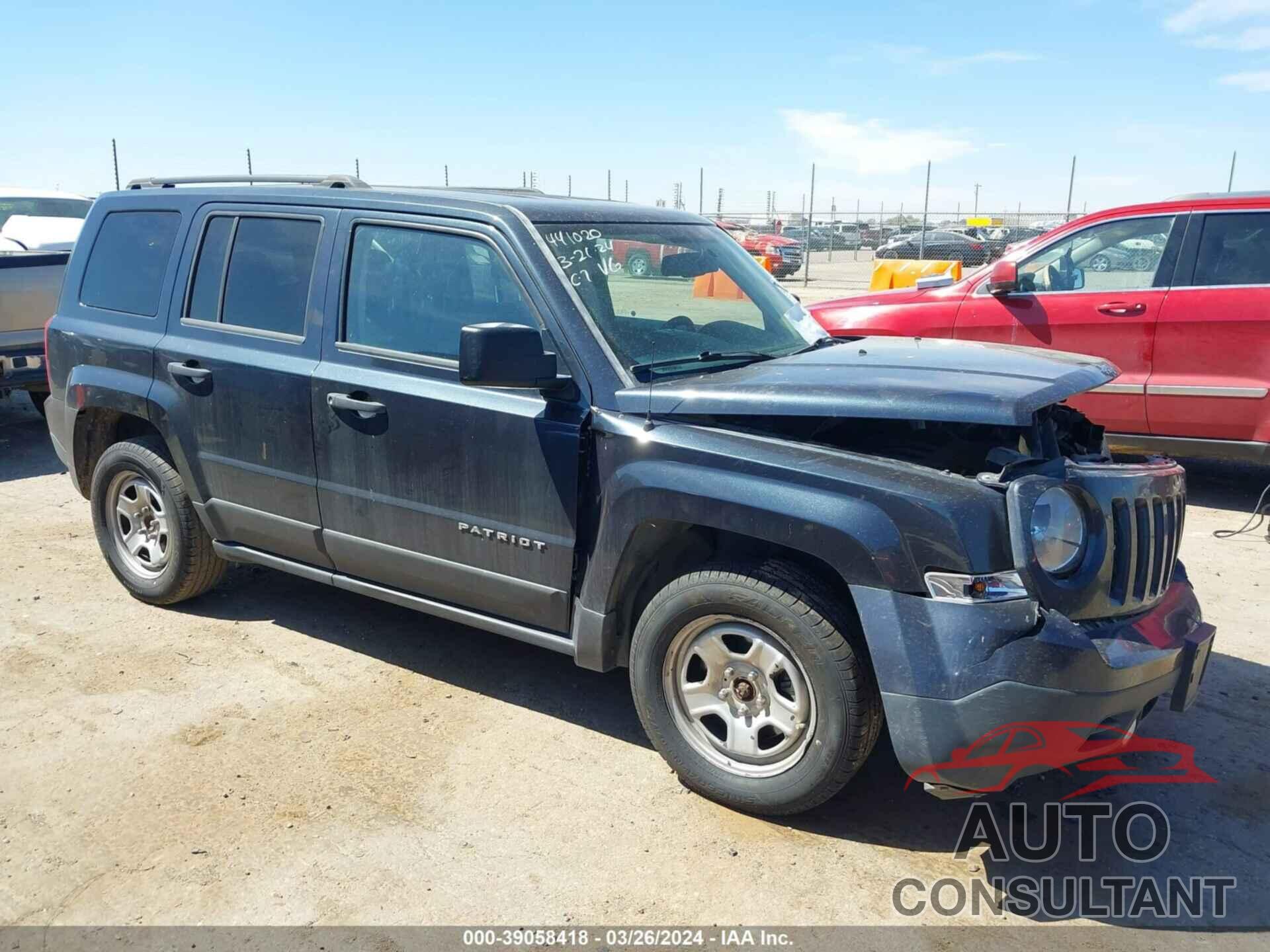 JEEP PATRIOT 2016 - 1C4NJPBB4GD584013