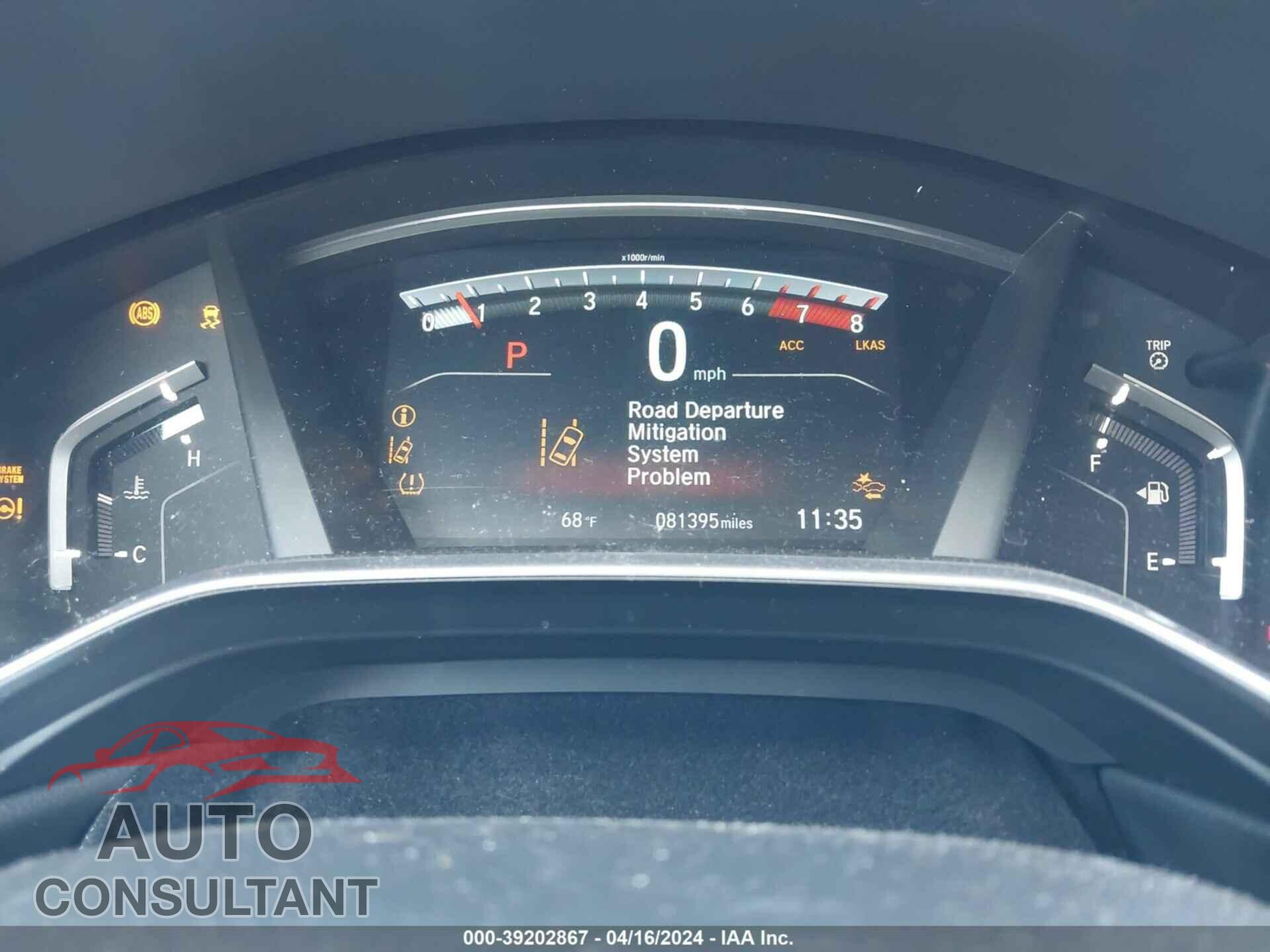 HONDA CR-V 2017 - 5J6RW2H89HL070175