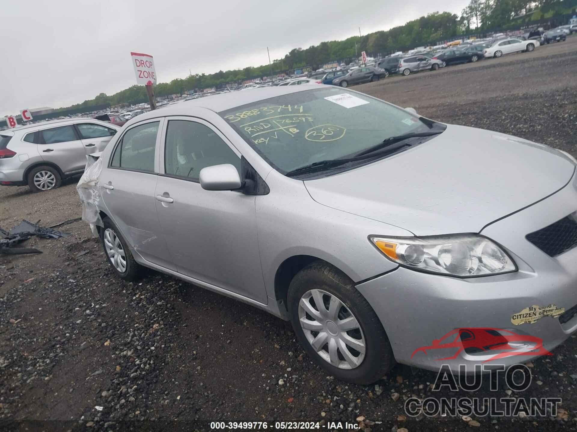 TOYOTA COROLLA 2010 - 2T1BU4EE6AC349535