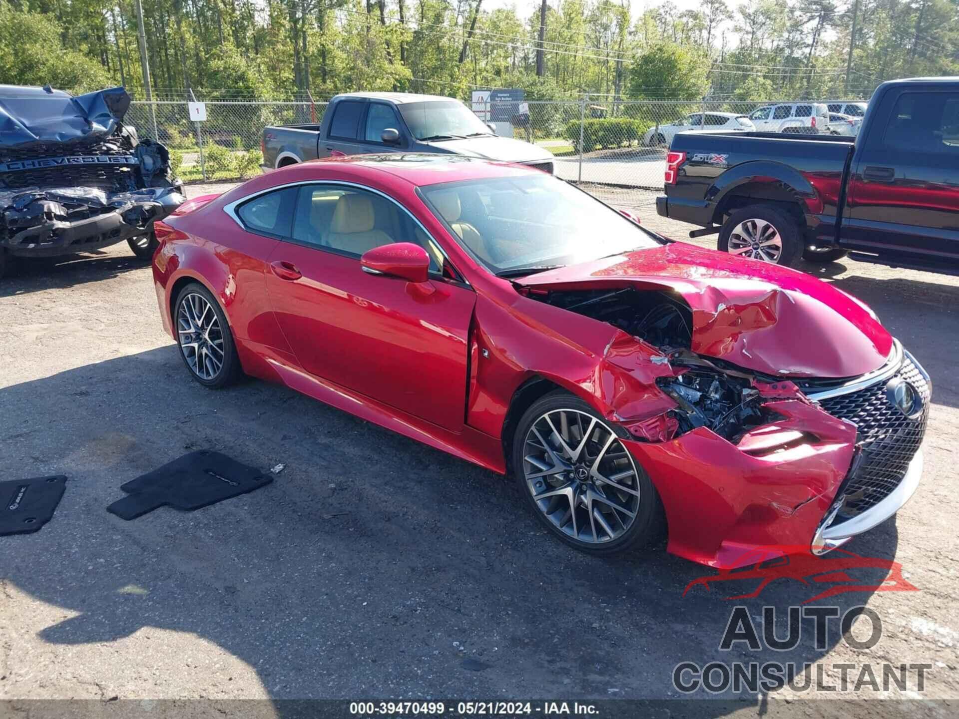 LEXUS RC 2016 - JTHHE5BCXG5011625