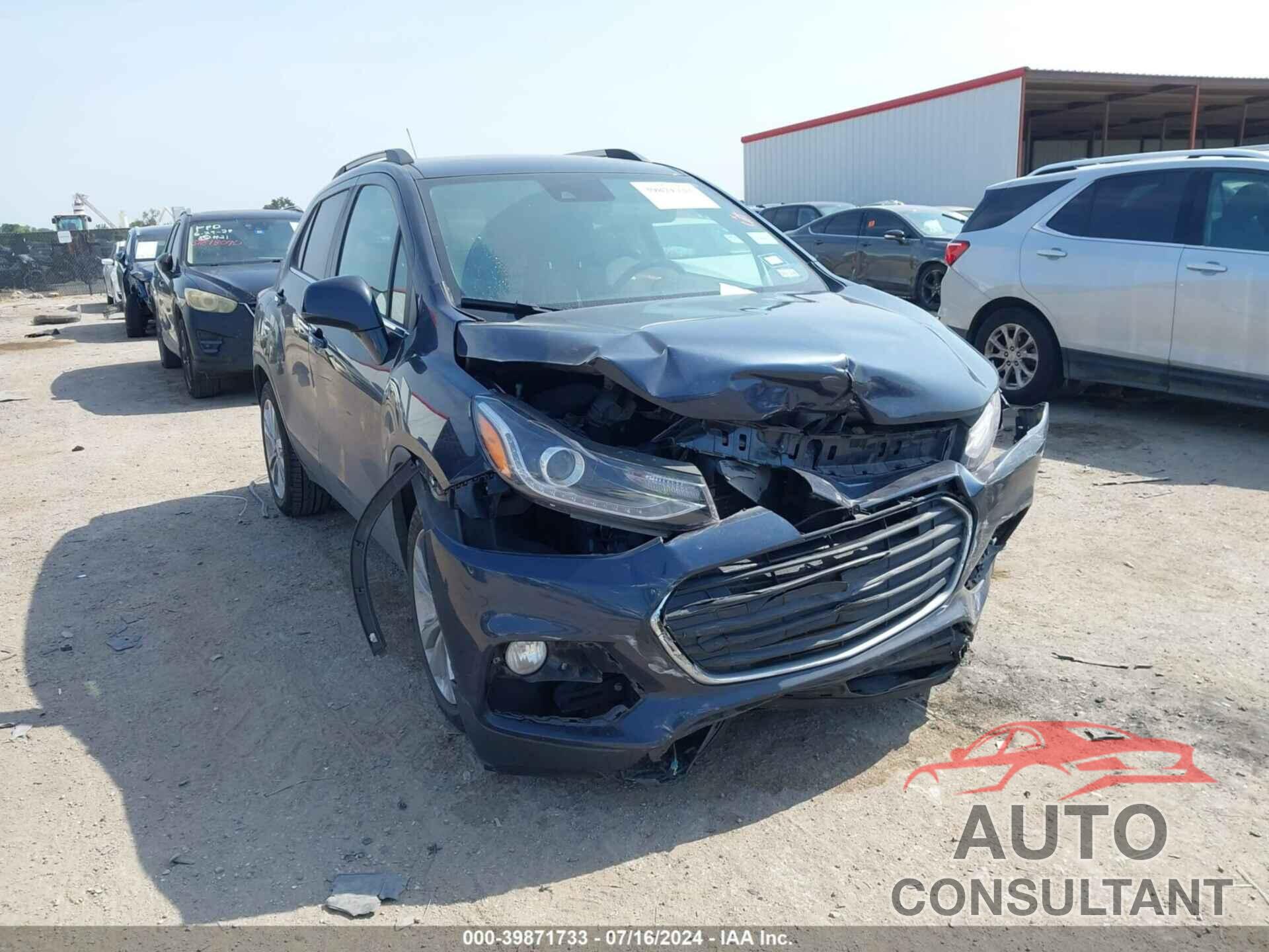 CHEVROLET TRAX 2018 - 3GNCJMSB9JL150314